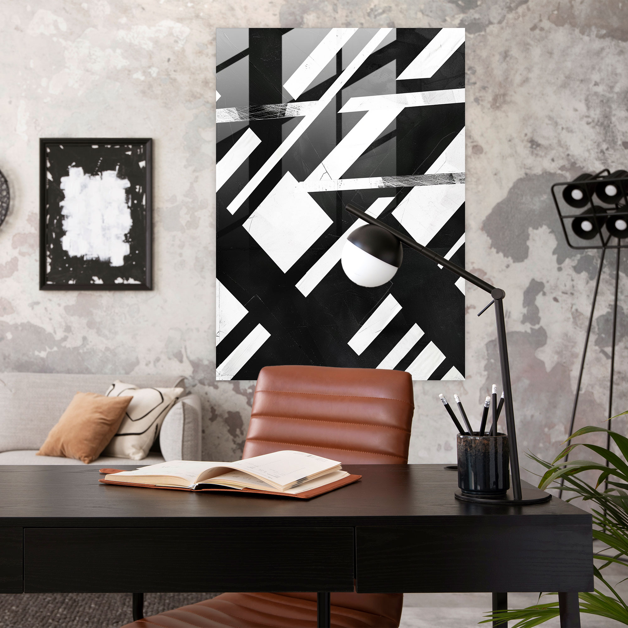 Suprematism Glass Art - Suprematism, Home Decoration, Modern Art, Glass Wall Art