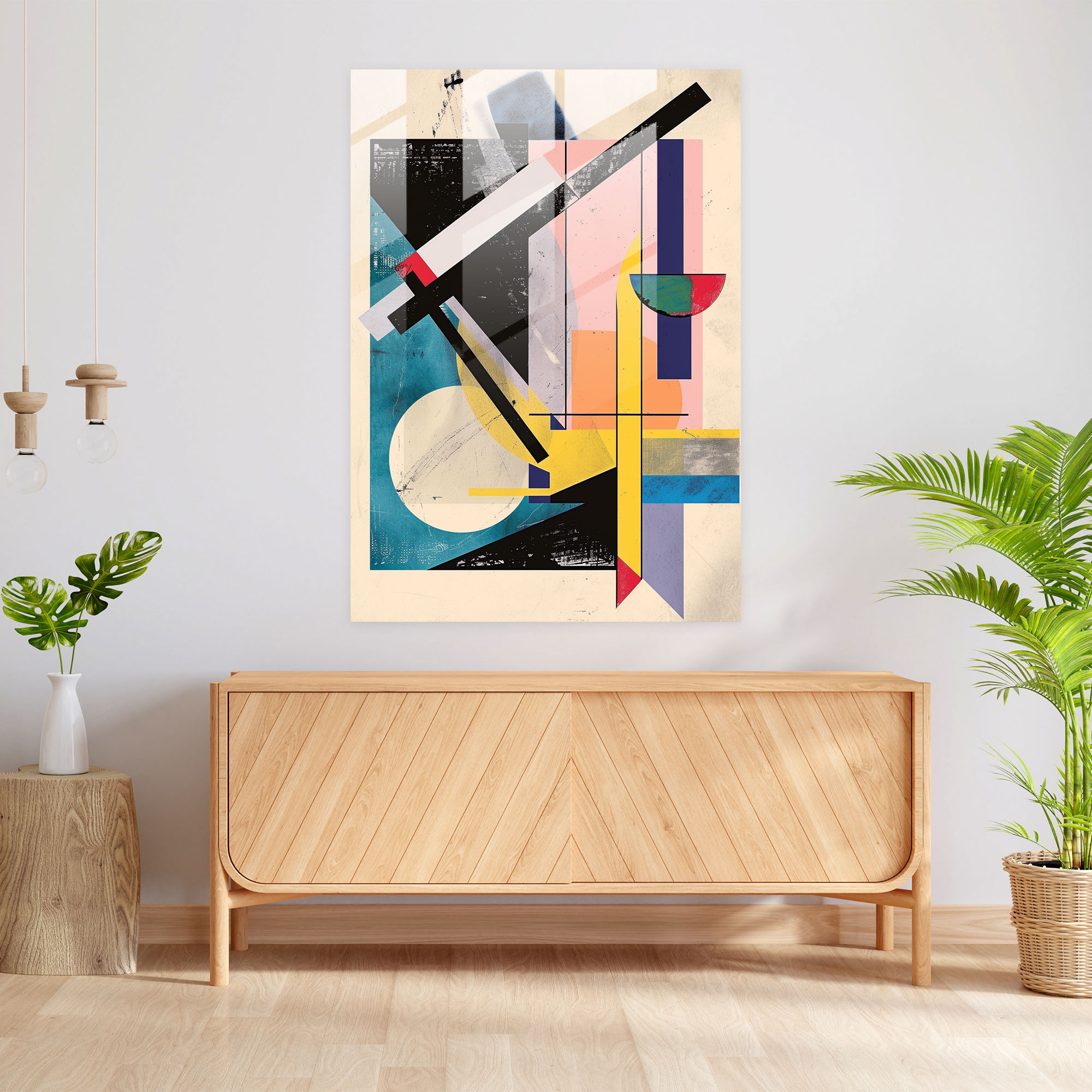 Suprematism Modern Art - Suprematism, Glass Wall Art, Glass Print, Modern Art