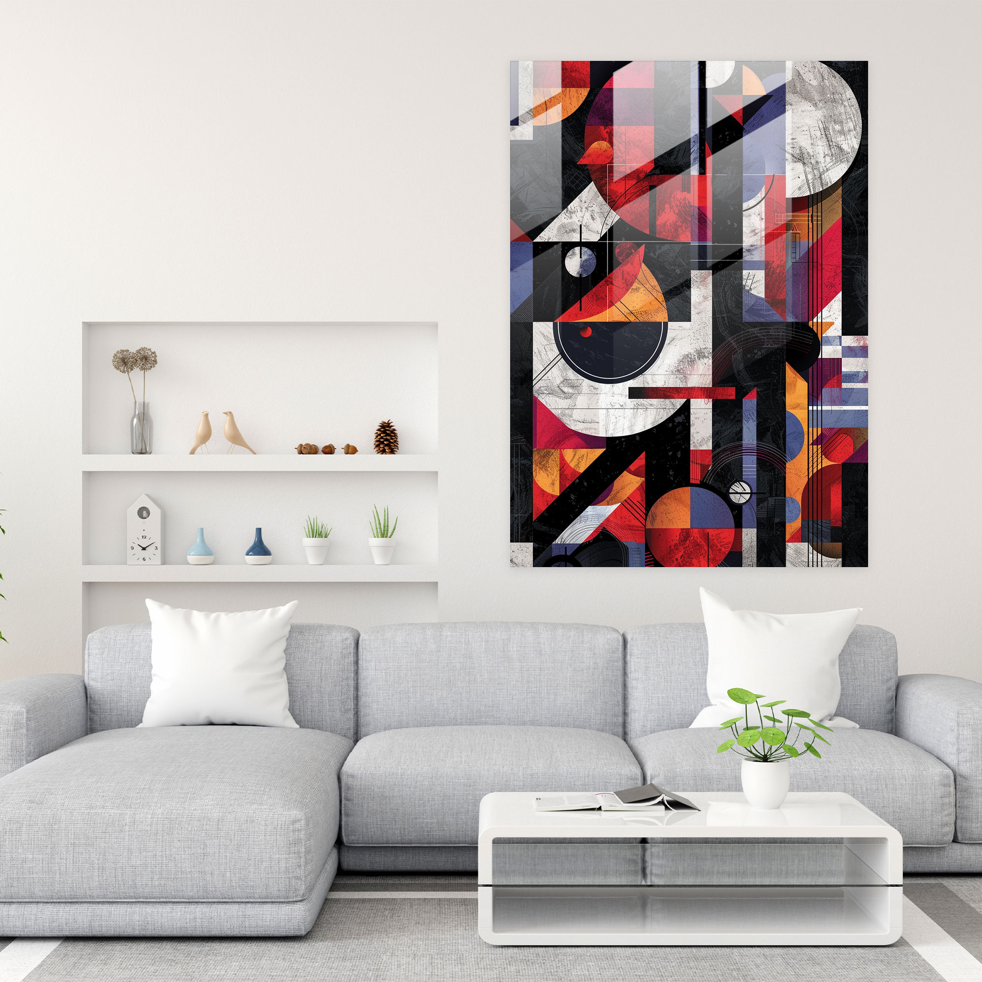 Suprematism Glass Art - Suprematism, Glass Wall Art, Glass Print, Suprematism