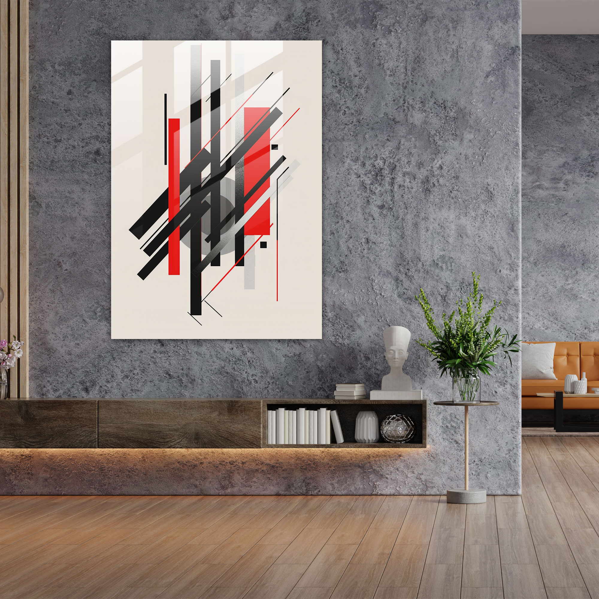 Suprematism Home Decoration - Suprematism, Home Decoration, Glass Print, Glass Art