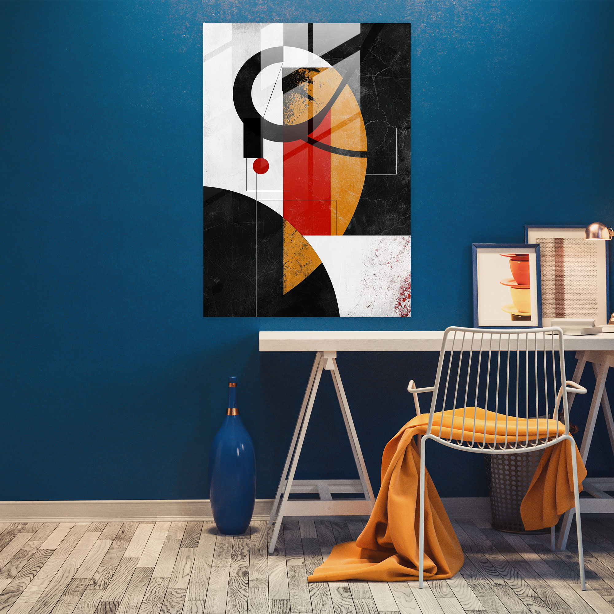 Suprematism Modern Art - Suprematism, Glass Wall Art, Modern Art, Suprematism