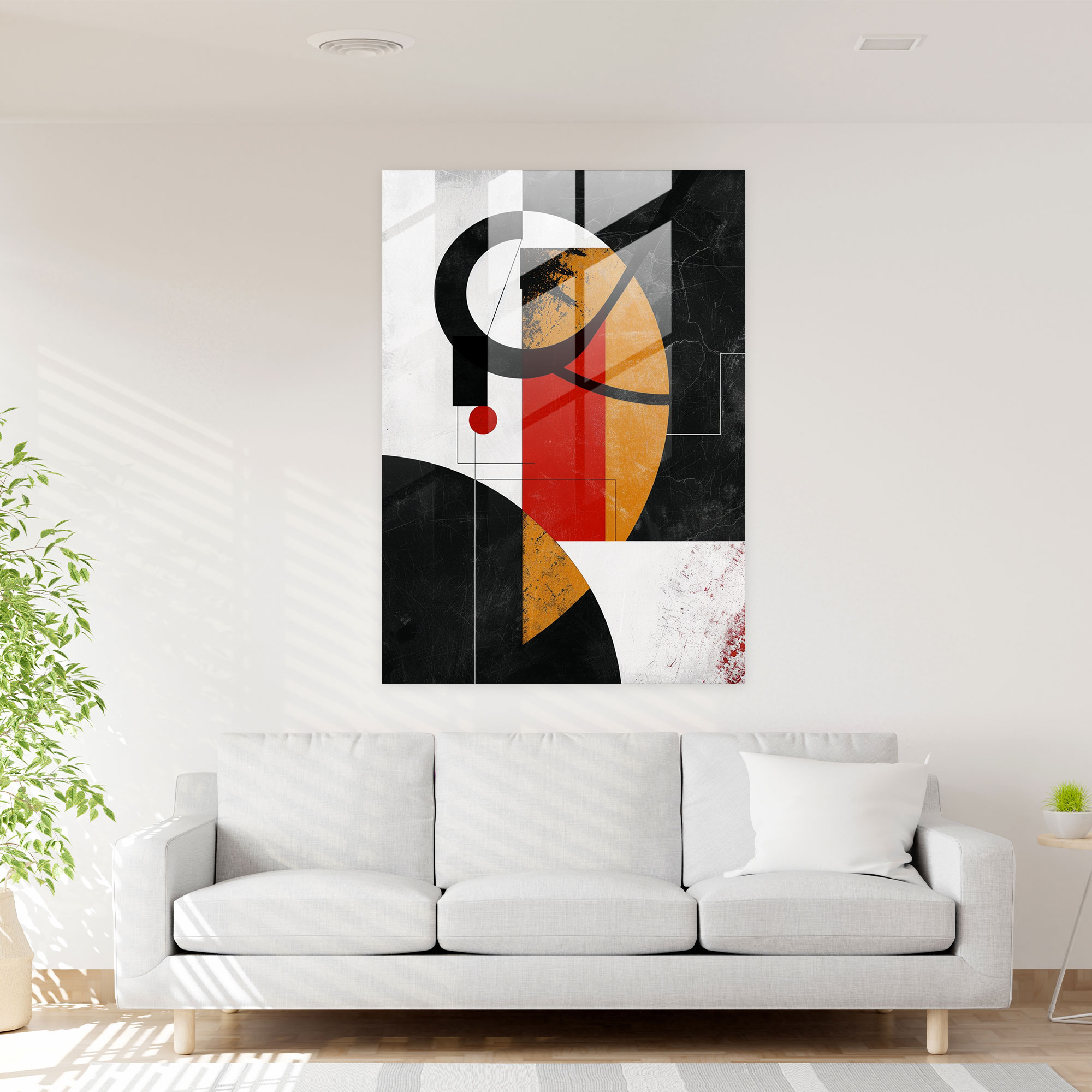 Suprematism Modern Art - Suprematism, Glass Wall Art, Modern Art, Suprematism