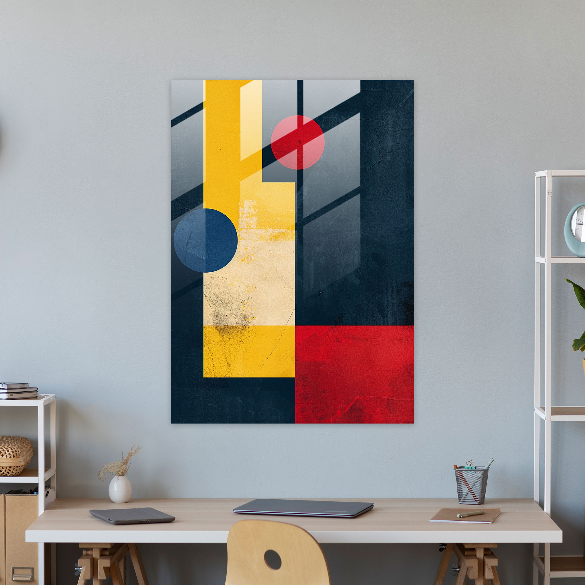 Suprematism Home Decoration - Suprematism, Modern Art, Glass Print, Glass Art