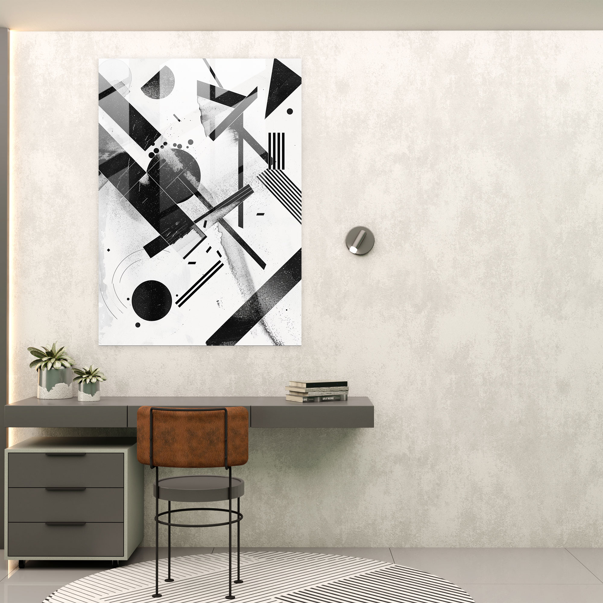 Suprematism Wall Decoration - Suprematism, Glass Print, Modern Art, Suprematism