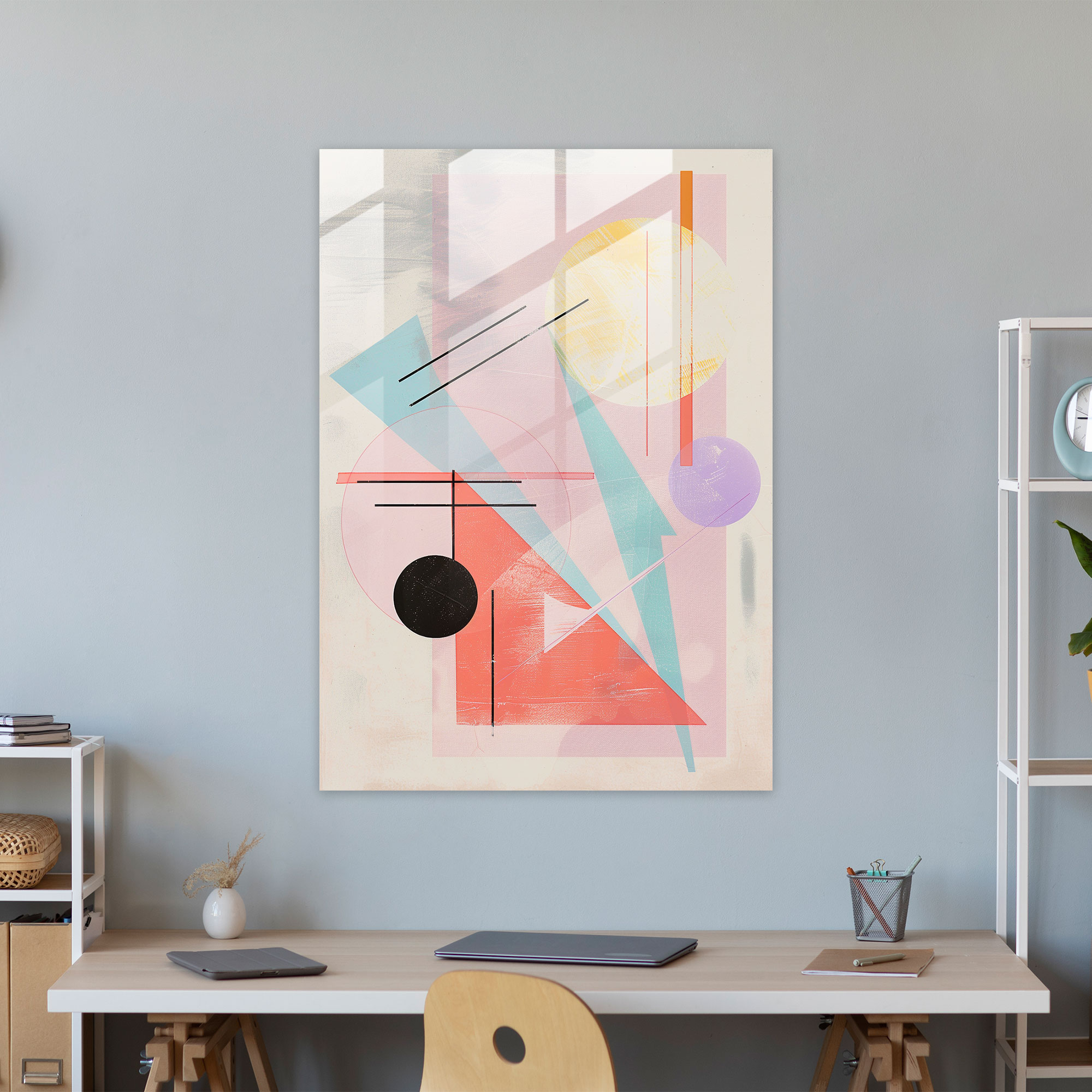 Suprematism Home Decoration - Suprematism, Glass Print, Modern Art, Home Decoration