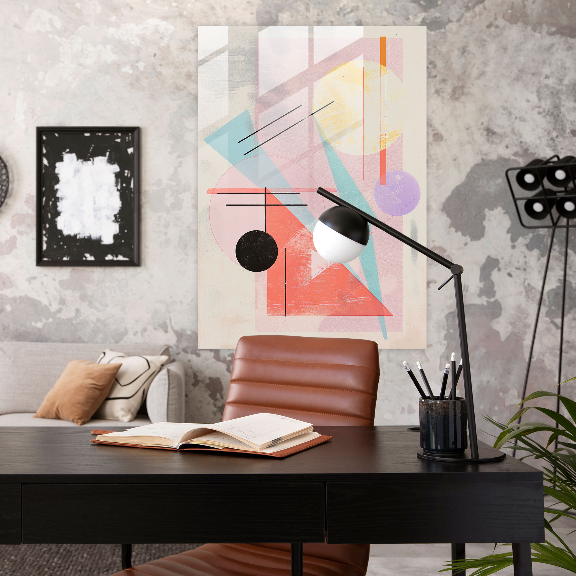 Suprematism Home Decoration - Suprematism, Glass Print, Modern Art, Home Decoration