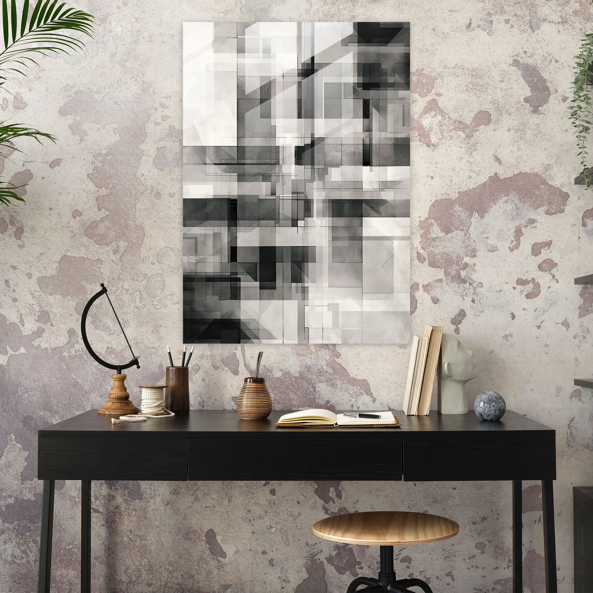 Suprematism Wall Decoration - Suprematism, Wall Decoration, Modern Art, Glass Print