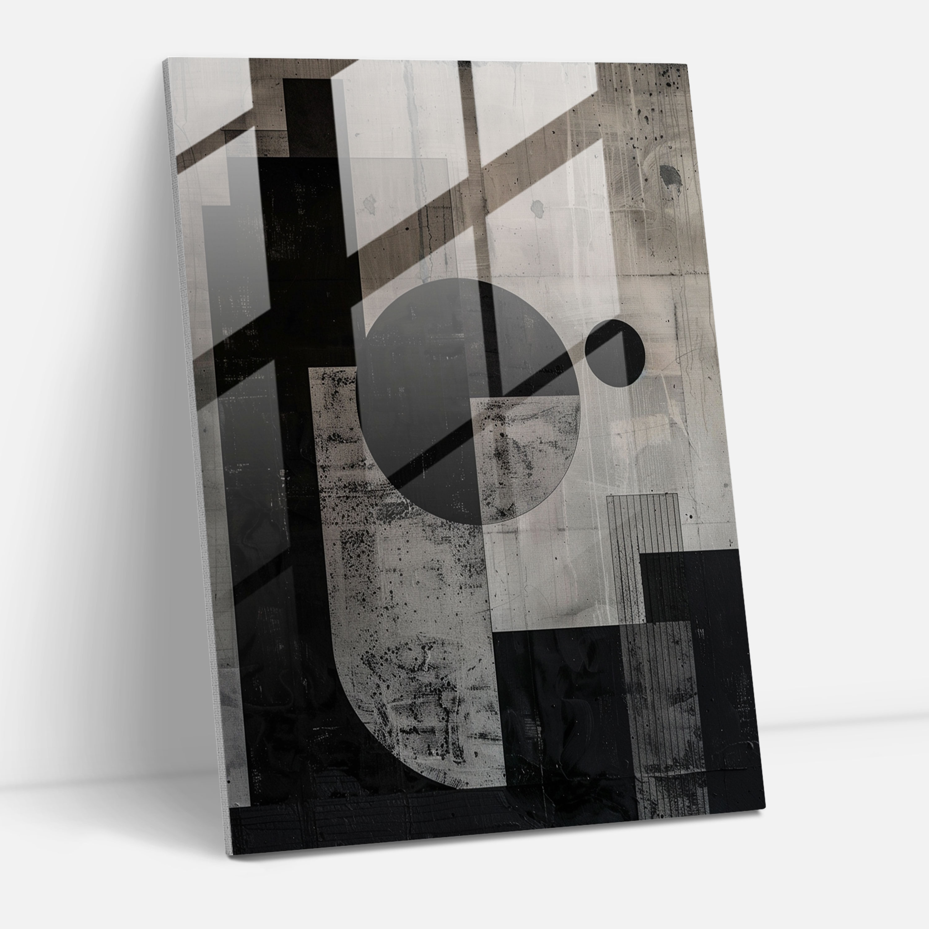 Monochromatic Suprematism Wall Decoration - Suprematism, Glass Art, Wall Decoration, Suprematism