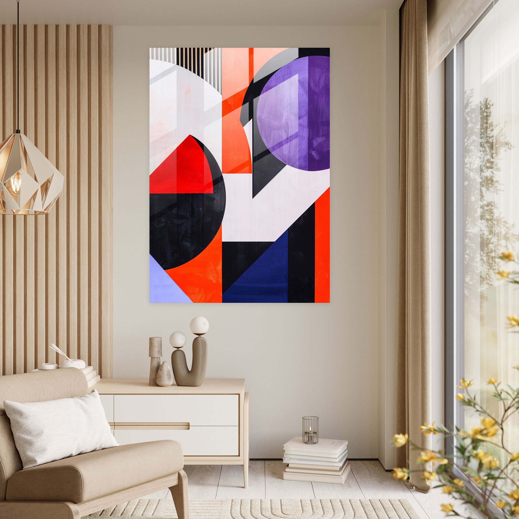 Suprematism Glass Print - Suprematism, Wall Decoration, Glass Art, Suprematism