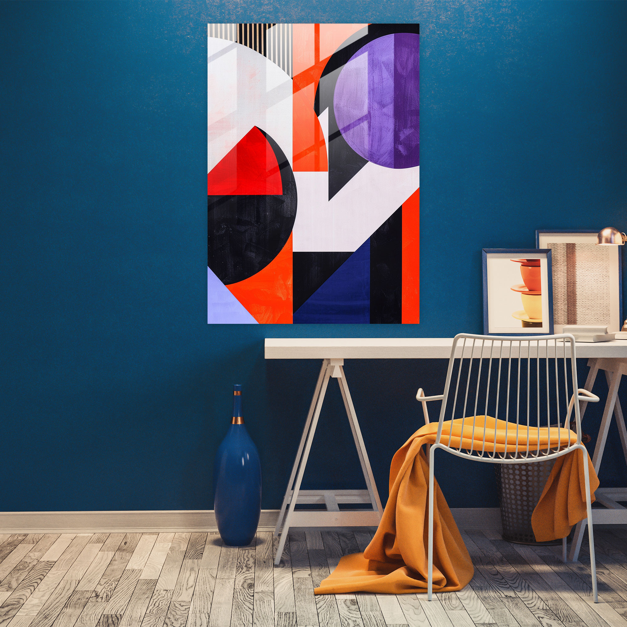 Suprematism Glass Print - Suprematism, Wall Decoration, Glass Art, Suprematism