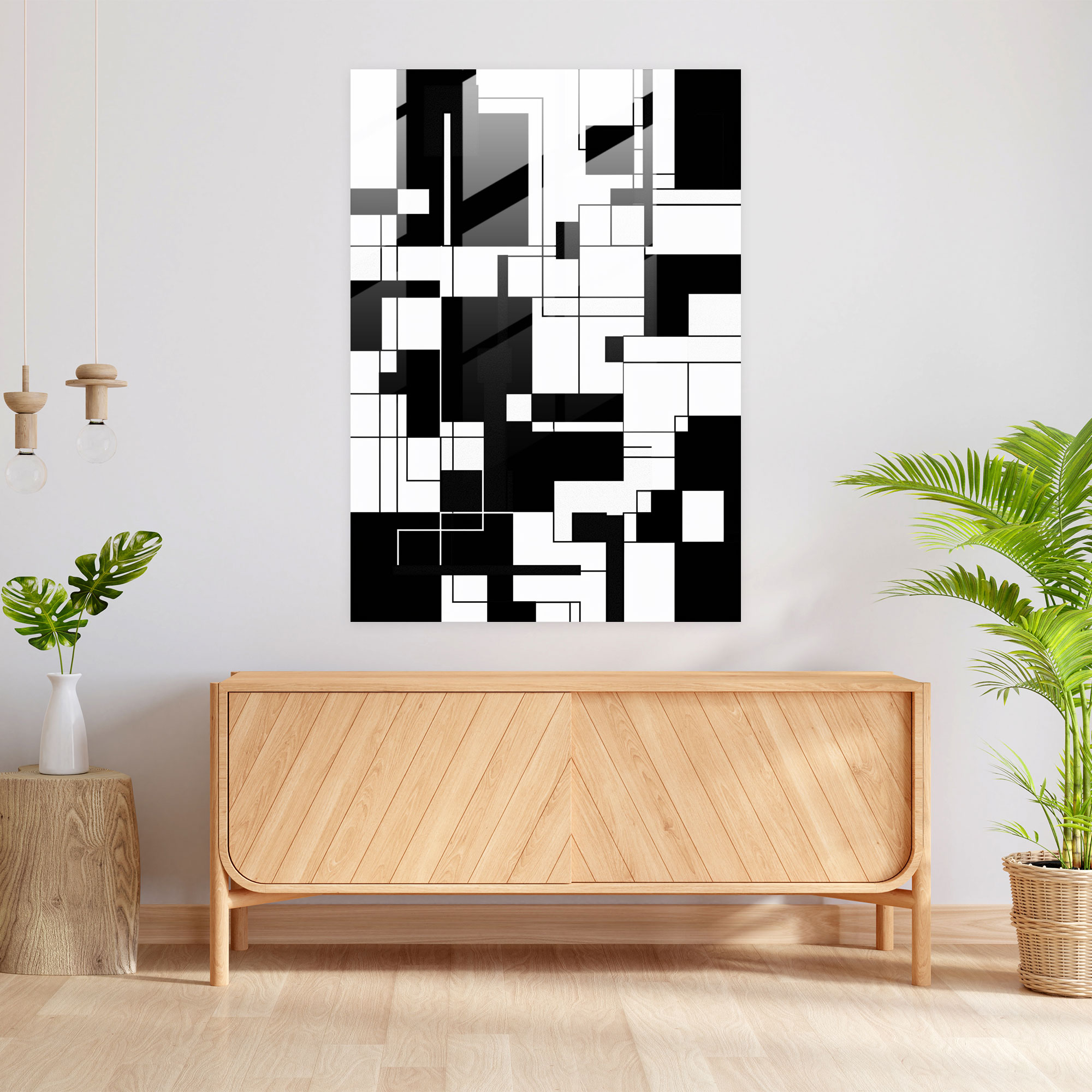 Suprematism Wall Decoration - Suprematism, Glass Art, Suprematism, Home Decoration