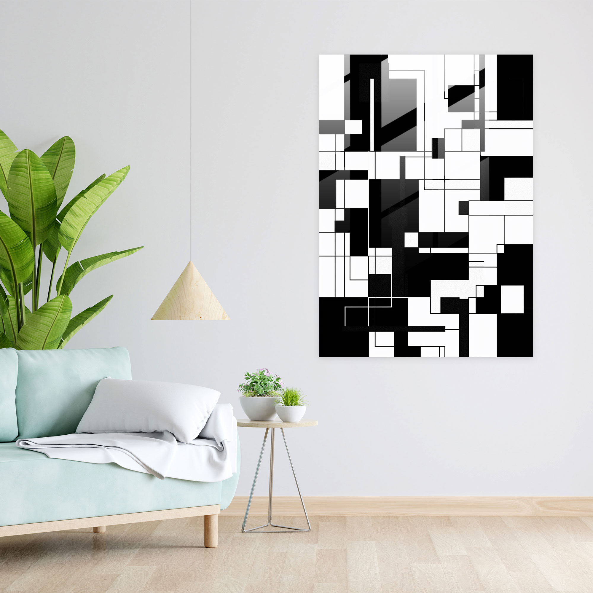 Suprematism Wall Decoration - Suprematism, Glass Art, Suprematism, Home Decoration