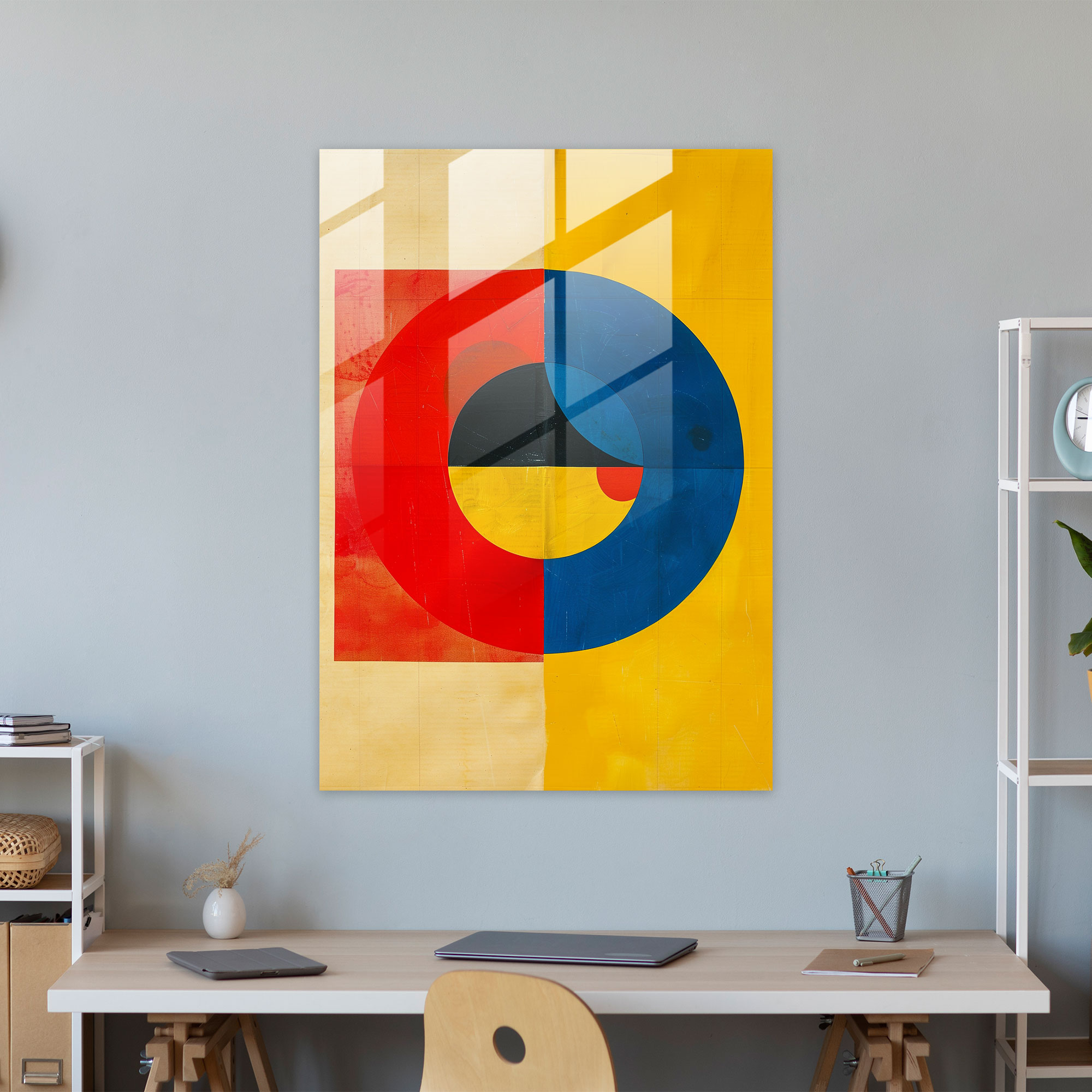 Suprematism Home Decoration - Suprematism, Glass Art, Glass Print, Modern Art