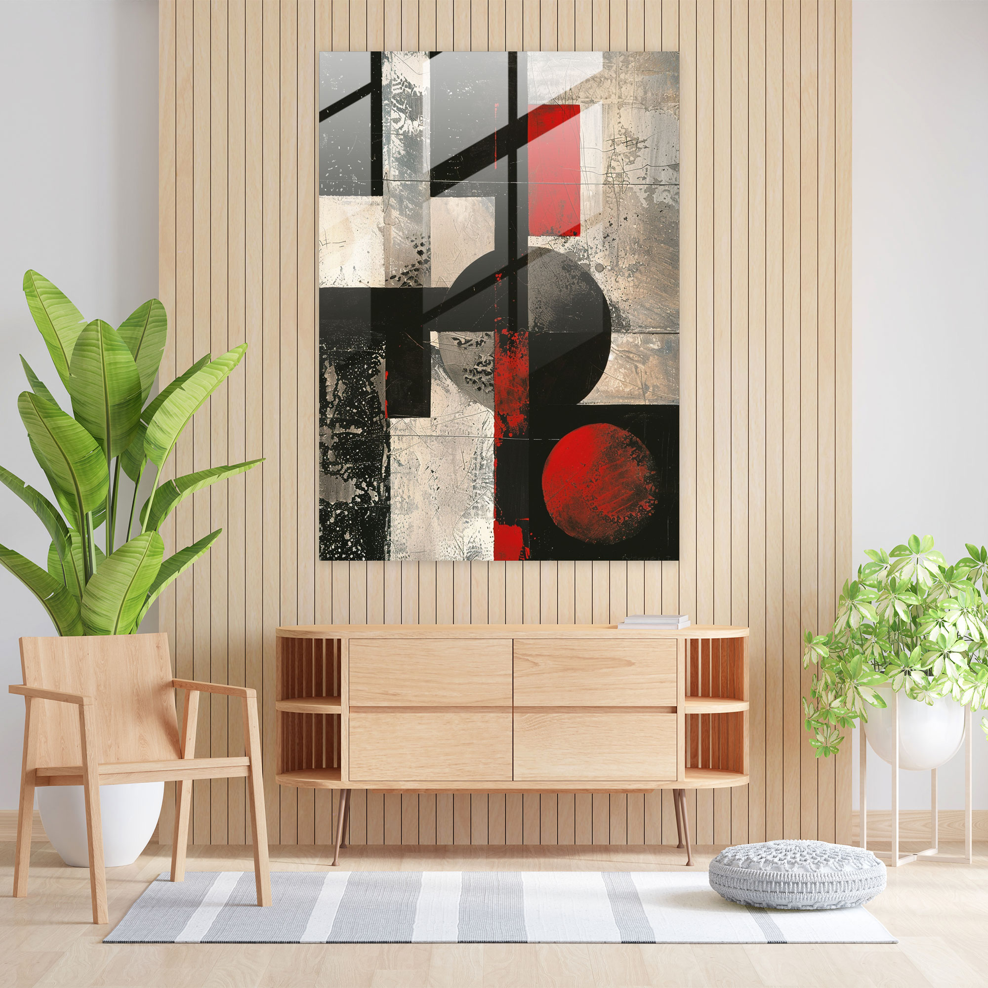 Suprematism Glass Art - Suprematism, Home Decoration, Wall Decoration, Suprematism
