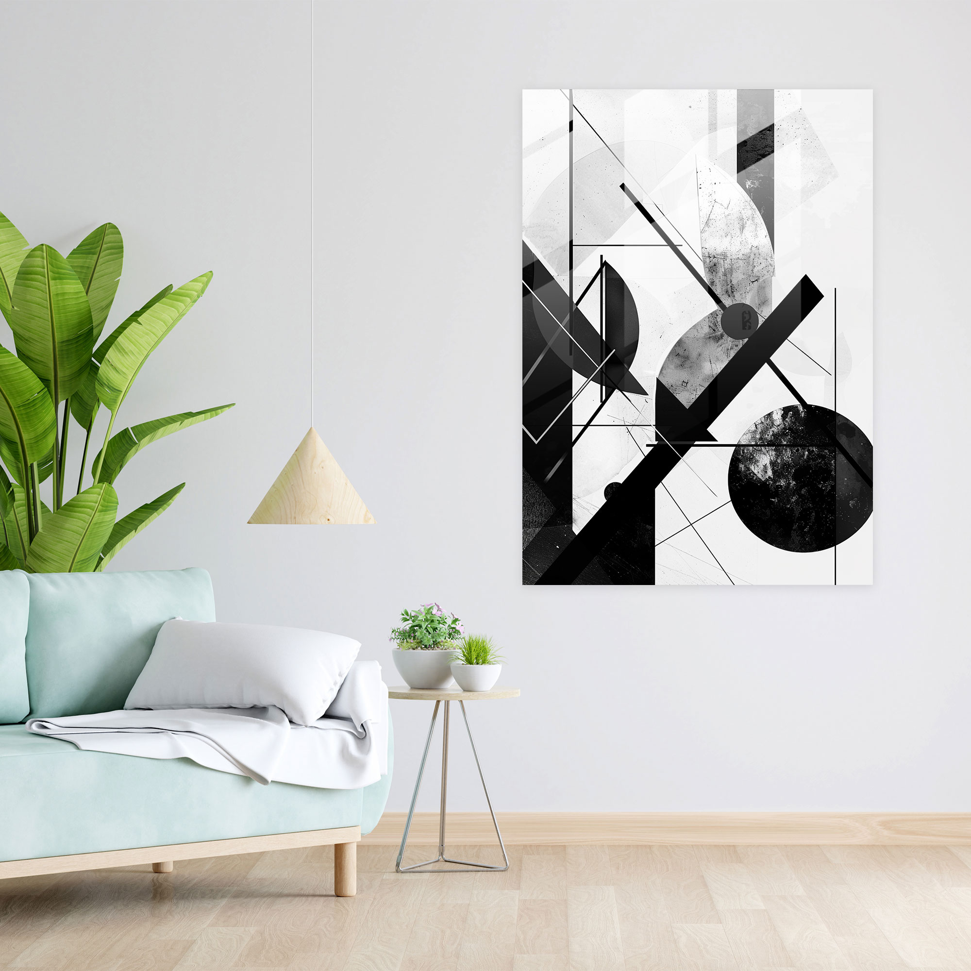 Suprematism Glass Print - Suprematism, Suprematism, Wall Decoration, Home Decoration
