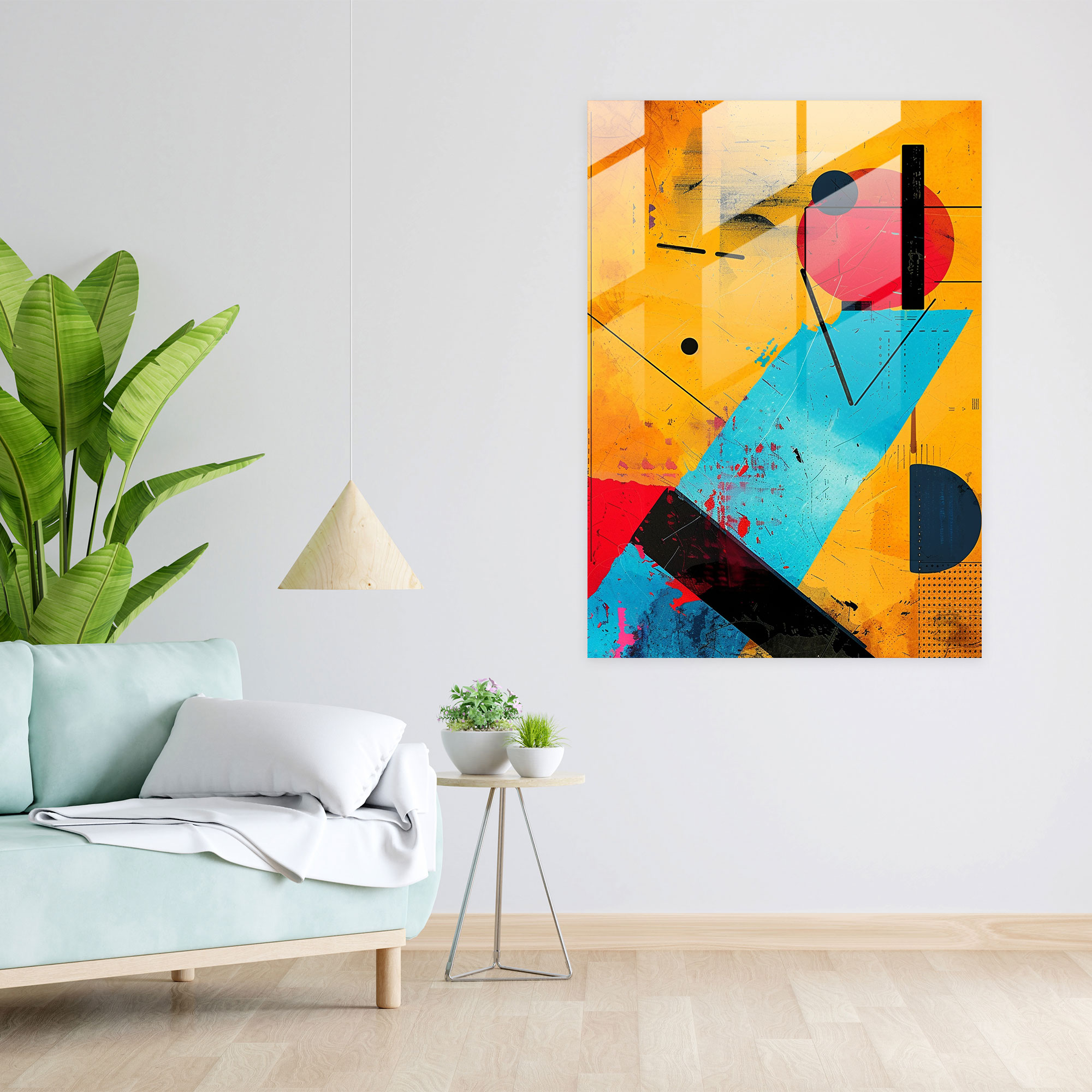 Suprematism Glass Wall Art - Suprematism, Glass Wall Art, Glass Art, Suprematism