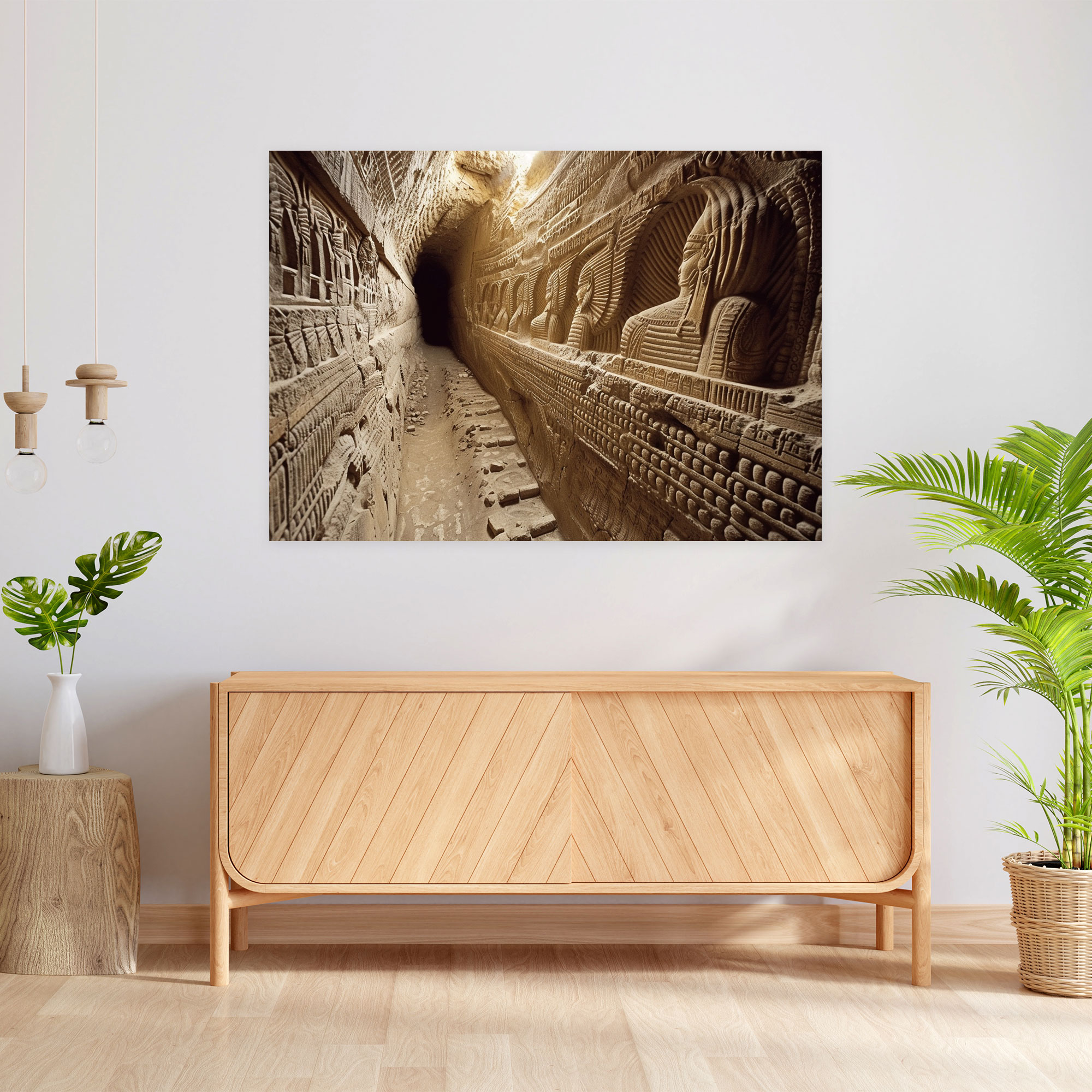 Sumerer Leinwandbild - Wandkunst Leinwandbild Wohnkultur