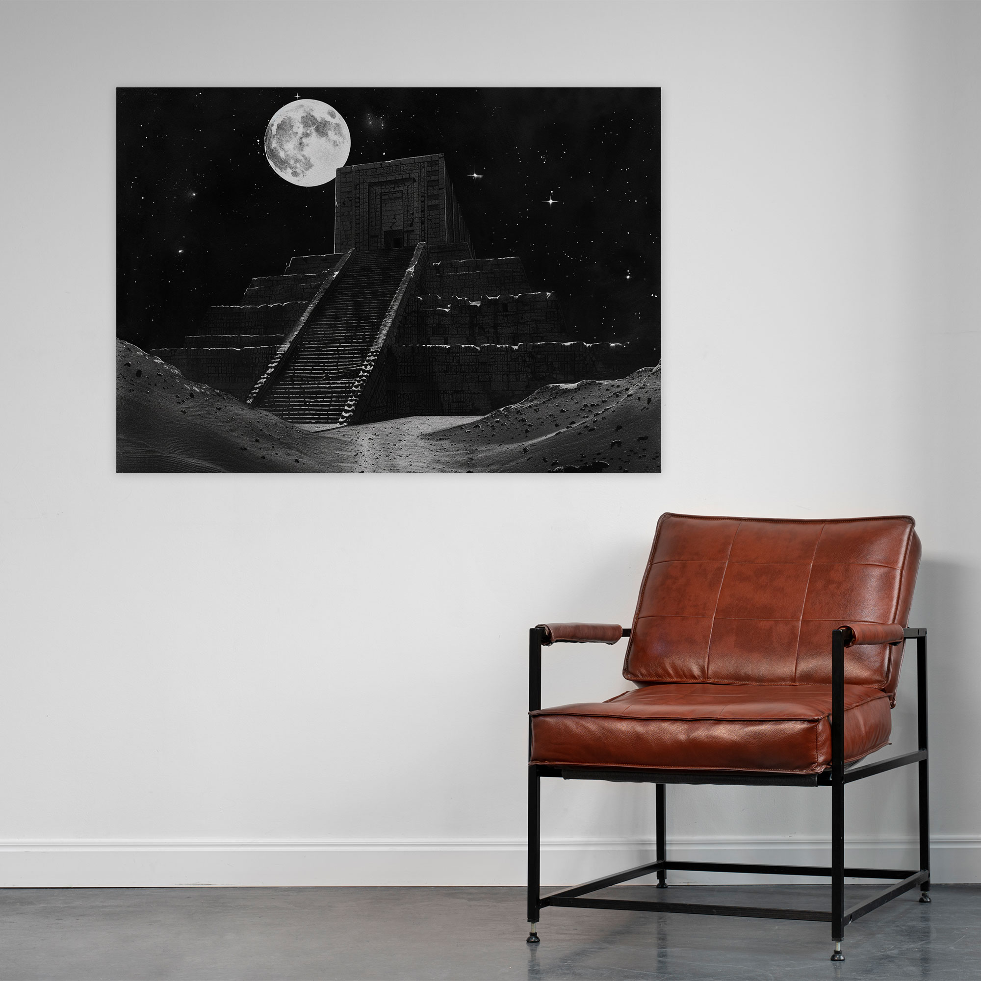Sumerians Starry Night Canvas Print - Sumerians, Minimalist, Wall Art, Canvas Print