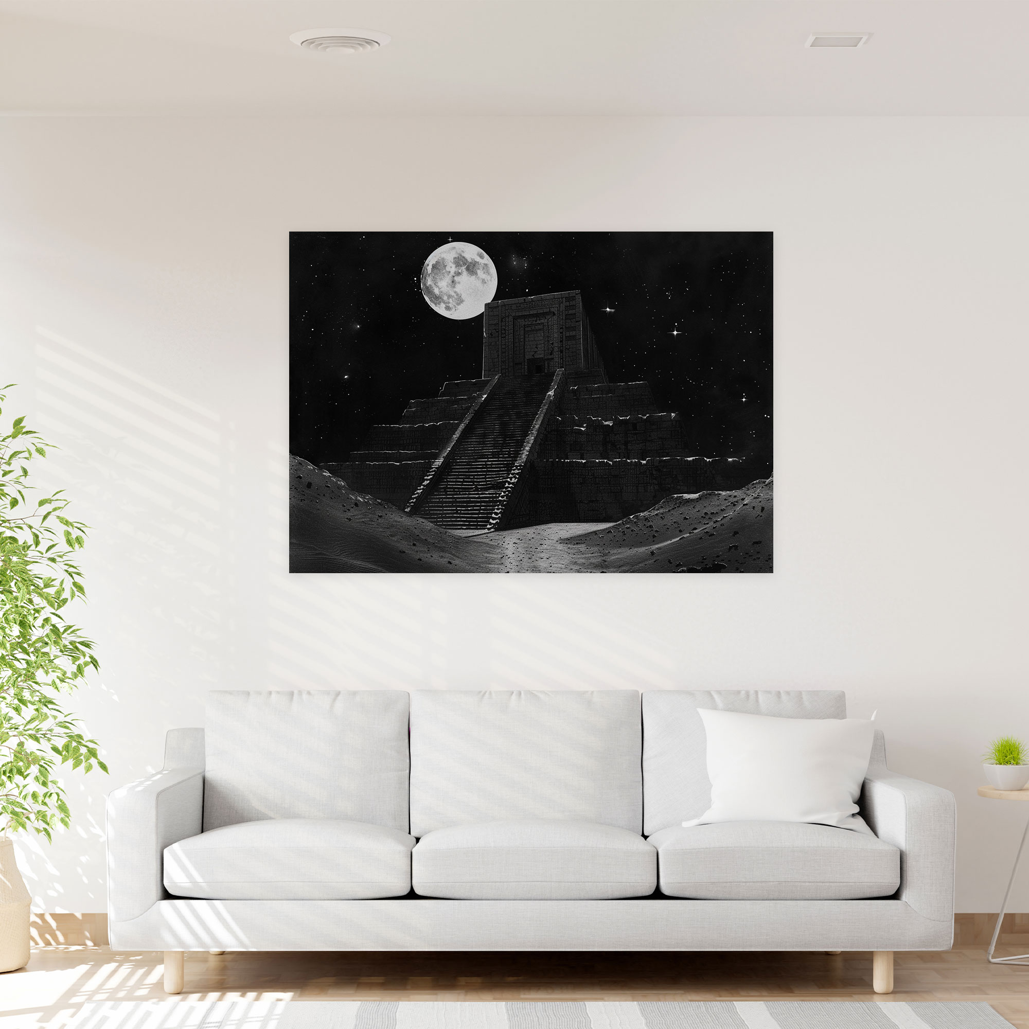 Sumerians Starry Night Canvas Print - Sumerians, Minimalist, Wall Art, Canvas Print