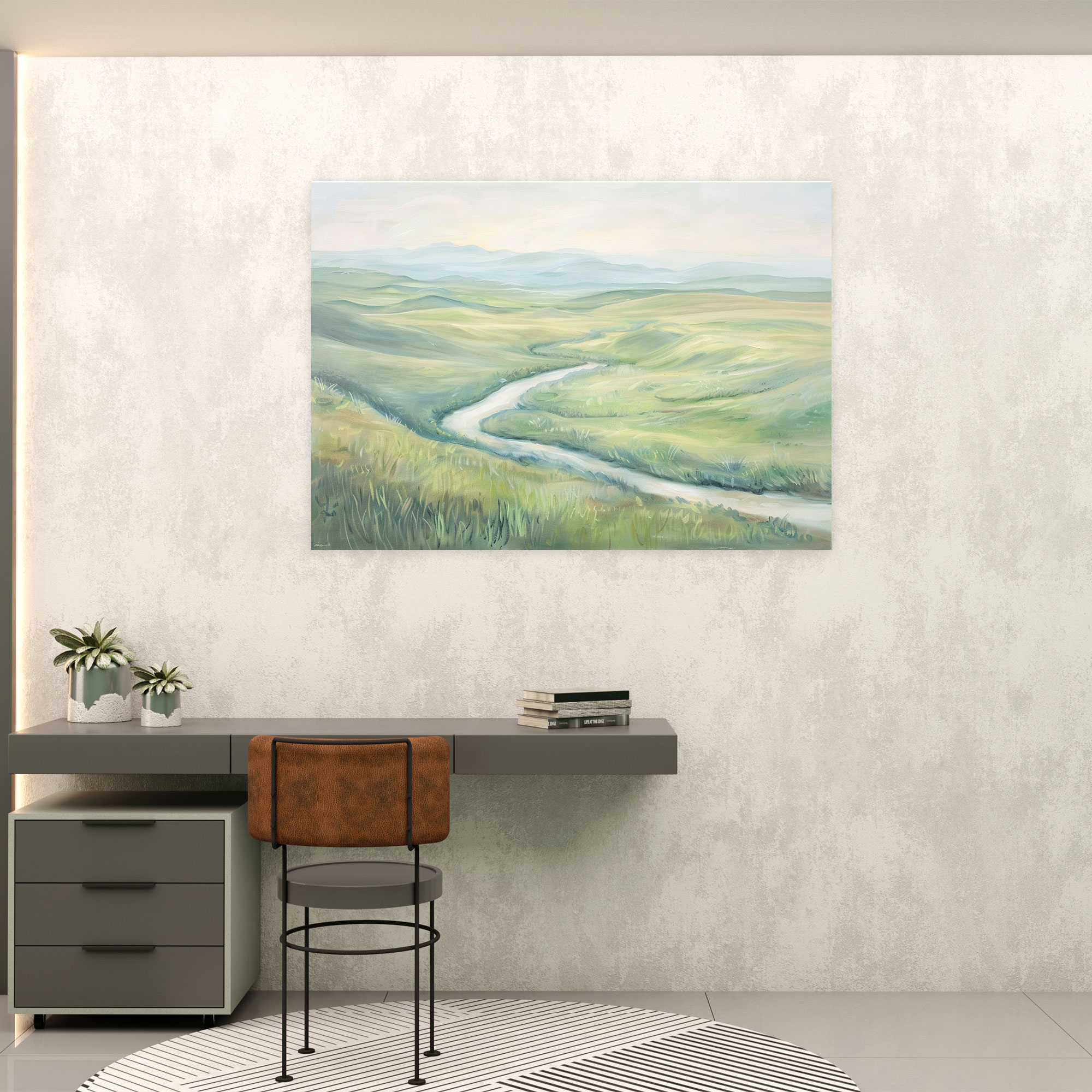 Sumerische Wanddekoration - Leinwandbild für Zuhause
