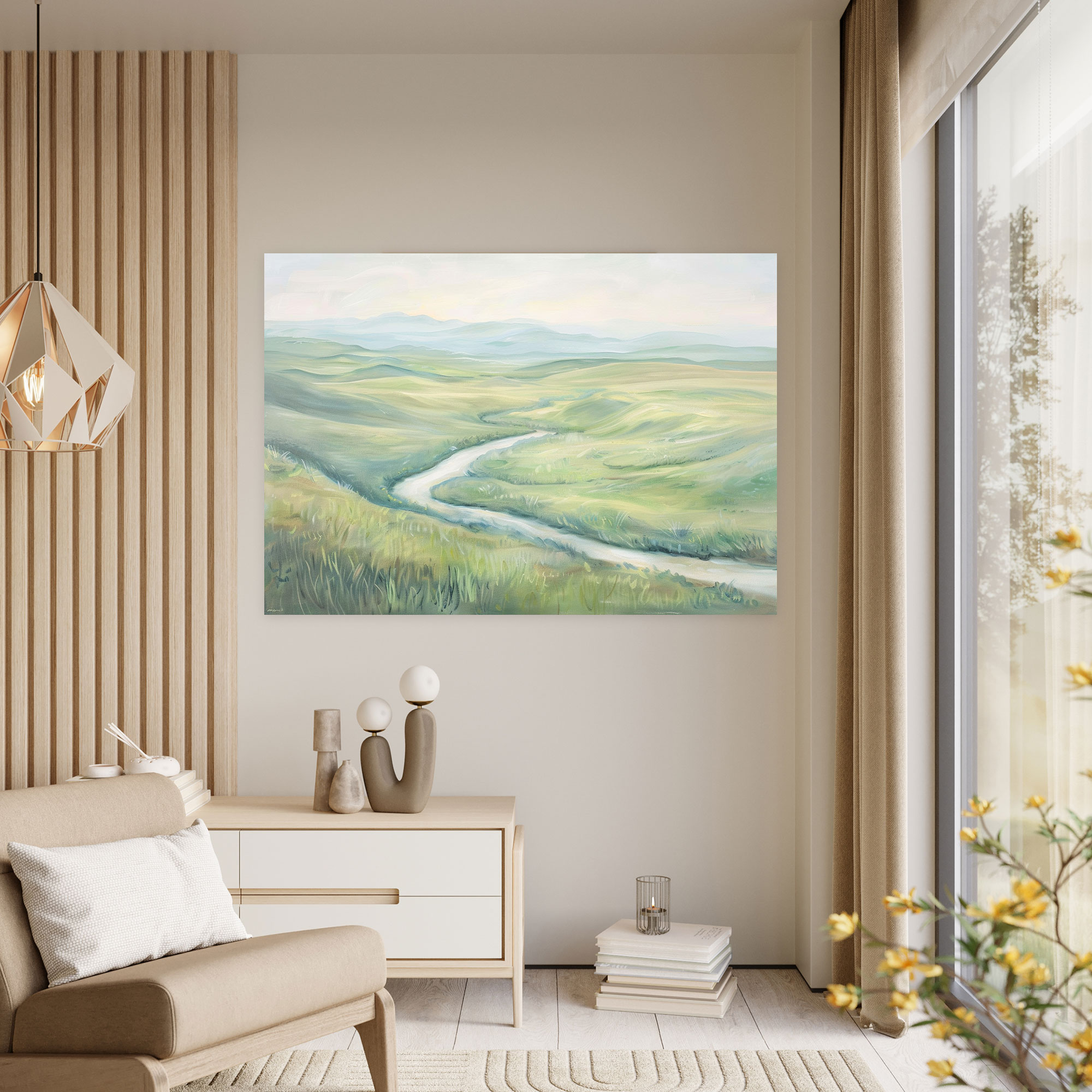 Sumerische Wanddekoration - Leinwandbild für Zuhause