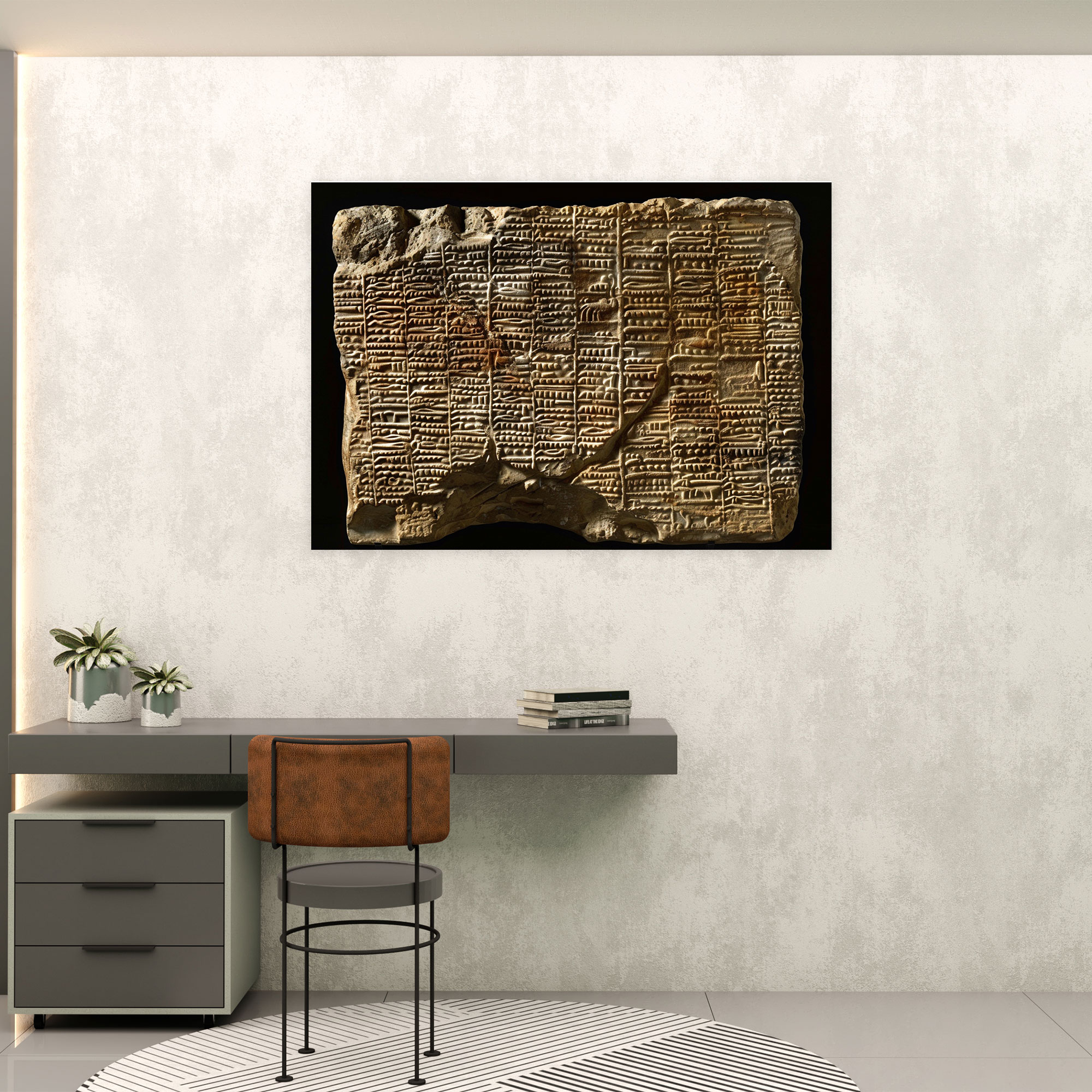 Sumerians Wall Art - Sumerians, Wall Art, Home Decoration, Canvas