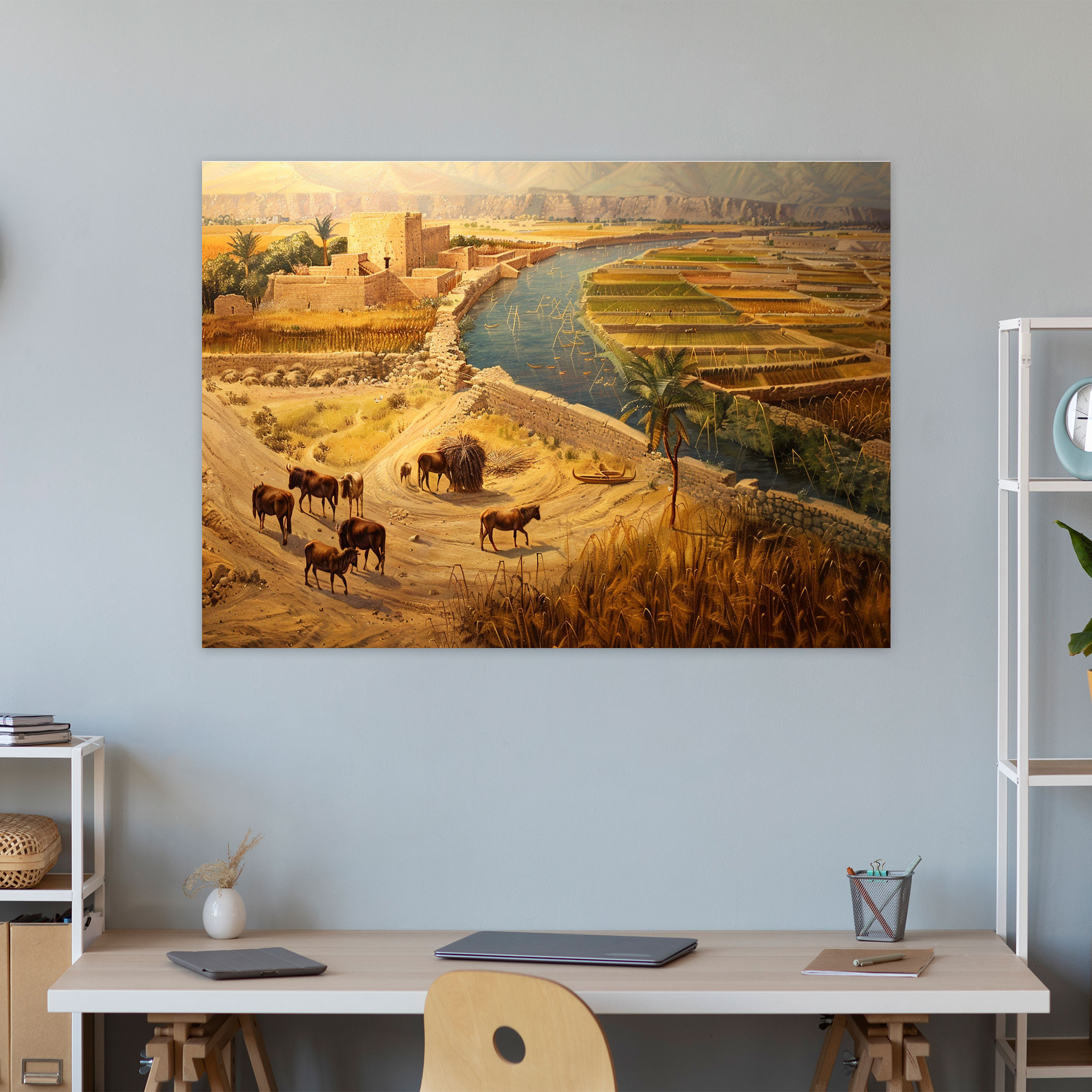 Sumerians Wall Decoration - Sumerians, Wall Decoration, Canvas Wall Art, Sumerians