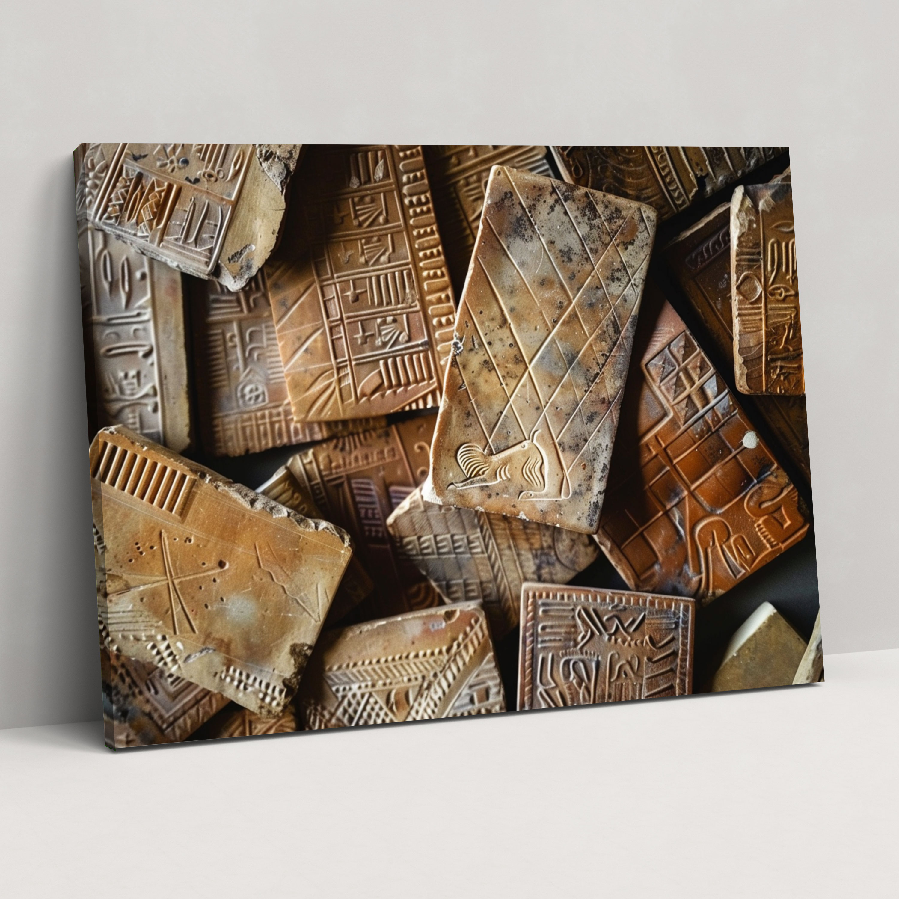 Ancient Sumerians Wall Art - Sumerians, Home Decoration, Canvas, Wall Decoration