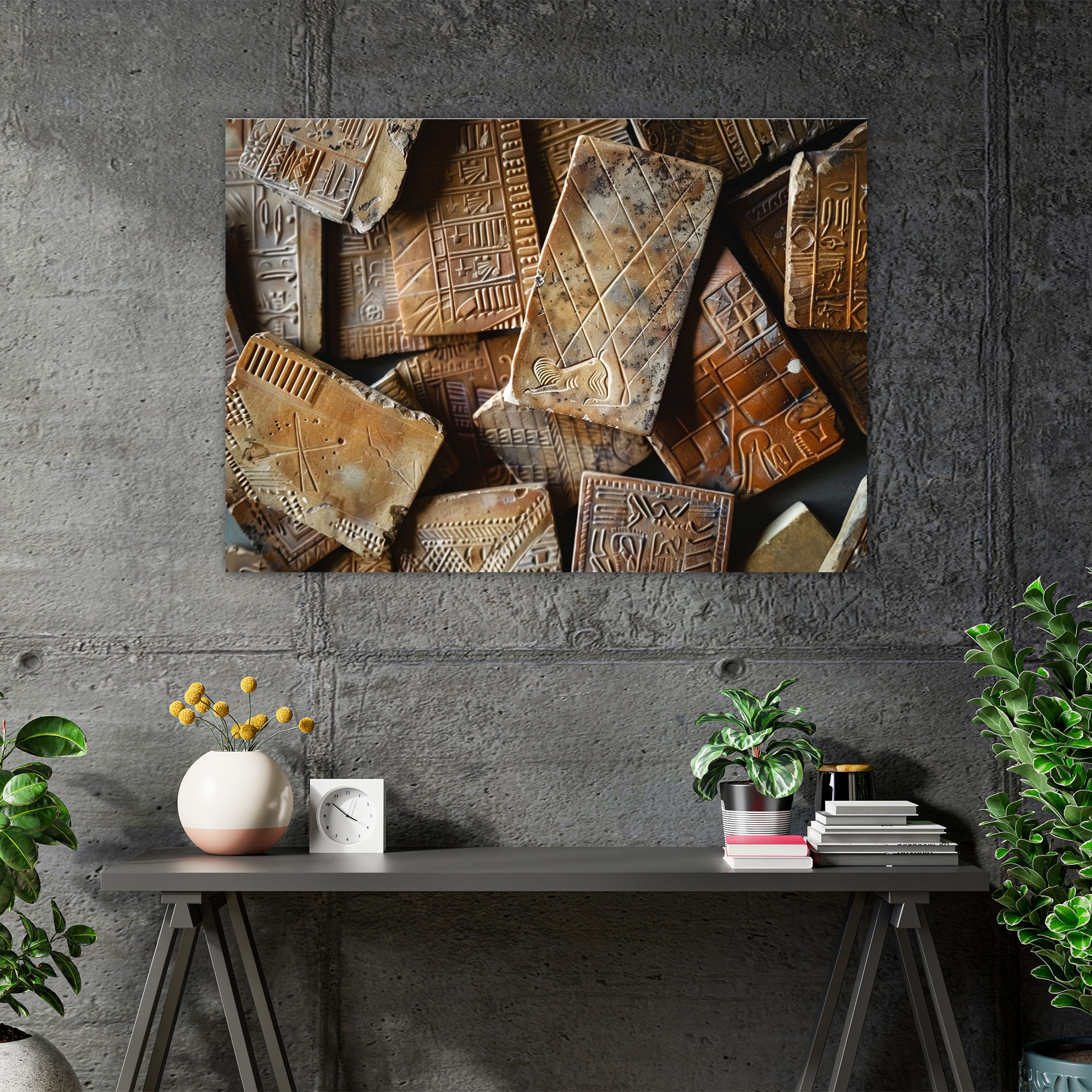 Ancient Sumerians Wall Art - Sumerians, Home Decoration, Canvas, Wall Decoration