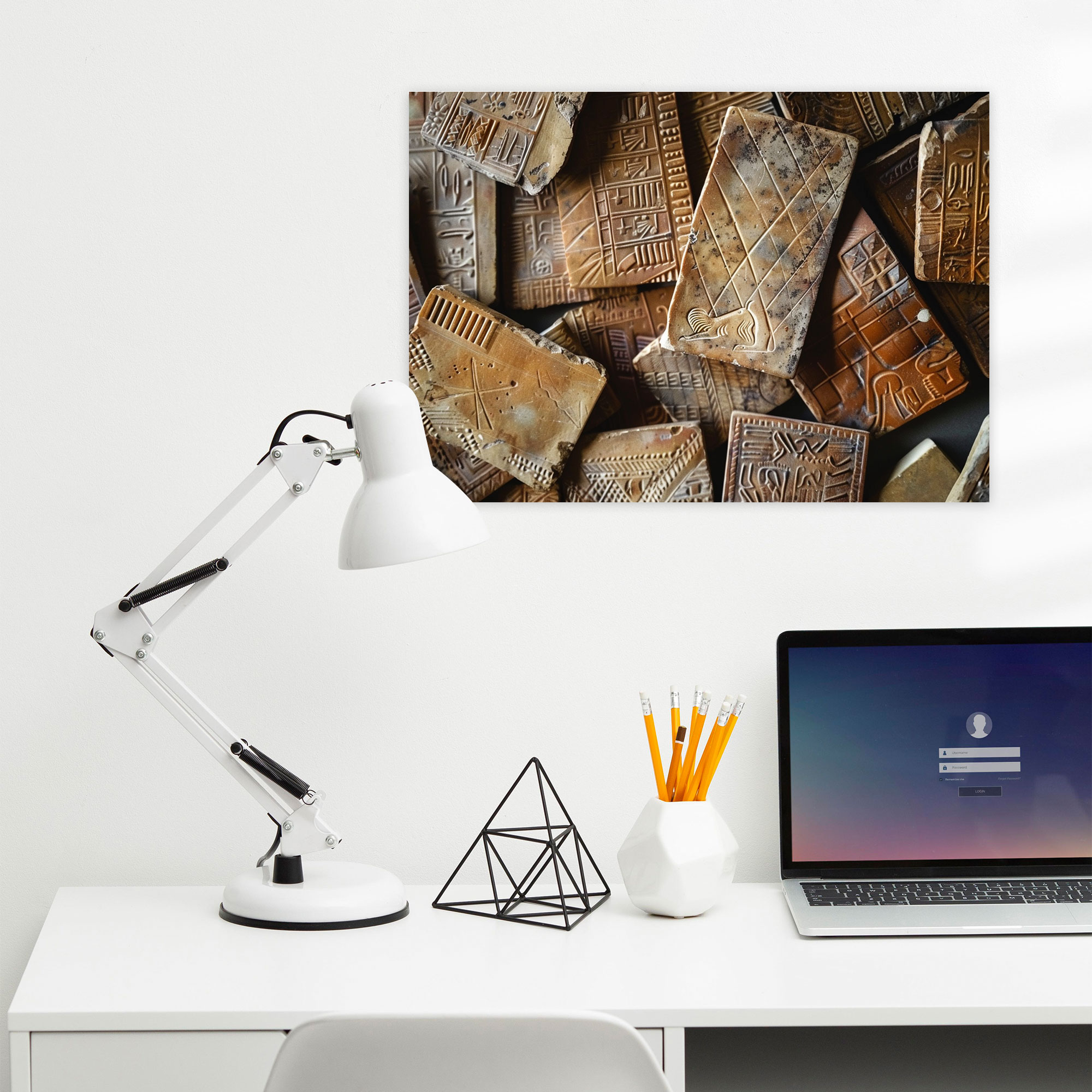 Ancient Sumerians Wall Art - Sumerians, Home Decoration, Canvas, Wall Decoration