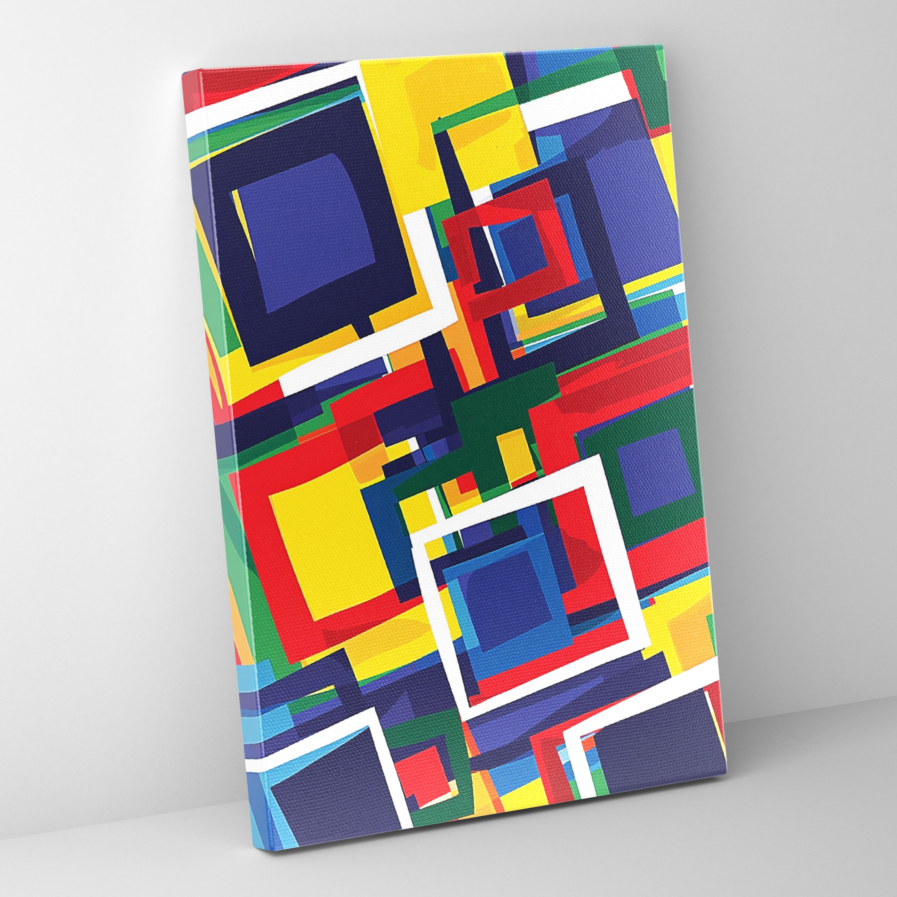 Suprematism Wall Art - Suprematism, Suprematism, Home Decoration, Primary Colors