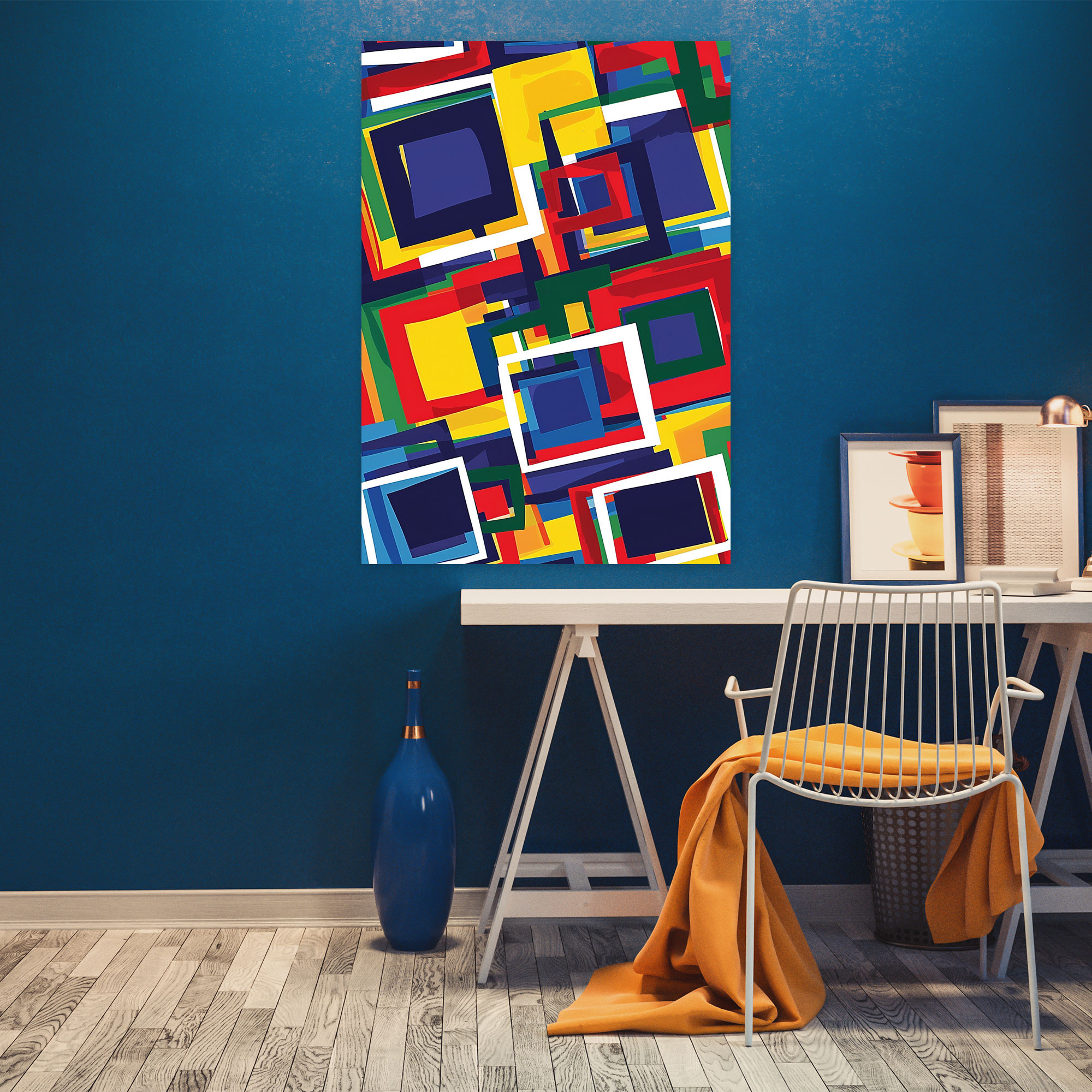 Suprematism Wall Art - Suprematism, Suprematism, Home Decoration, Primary Colors