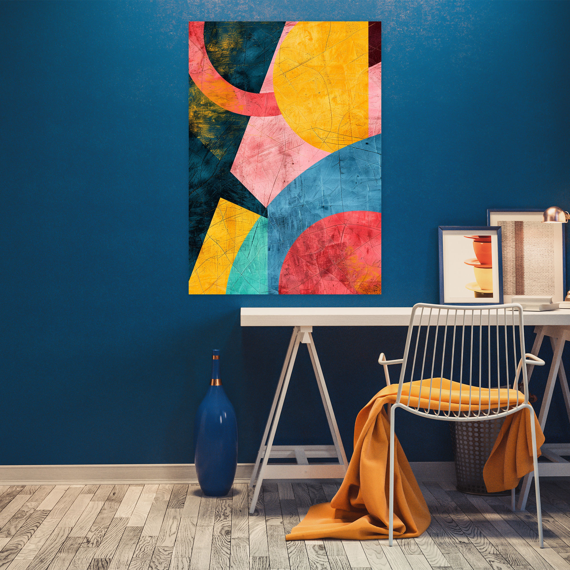 Suprematism Canvas Print - Suprematism, Vibrant Colors, Home Decoration, Wall Art