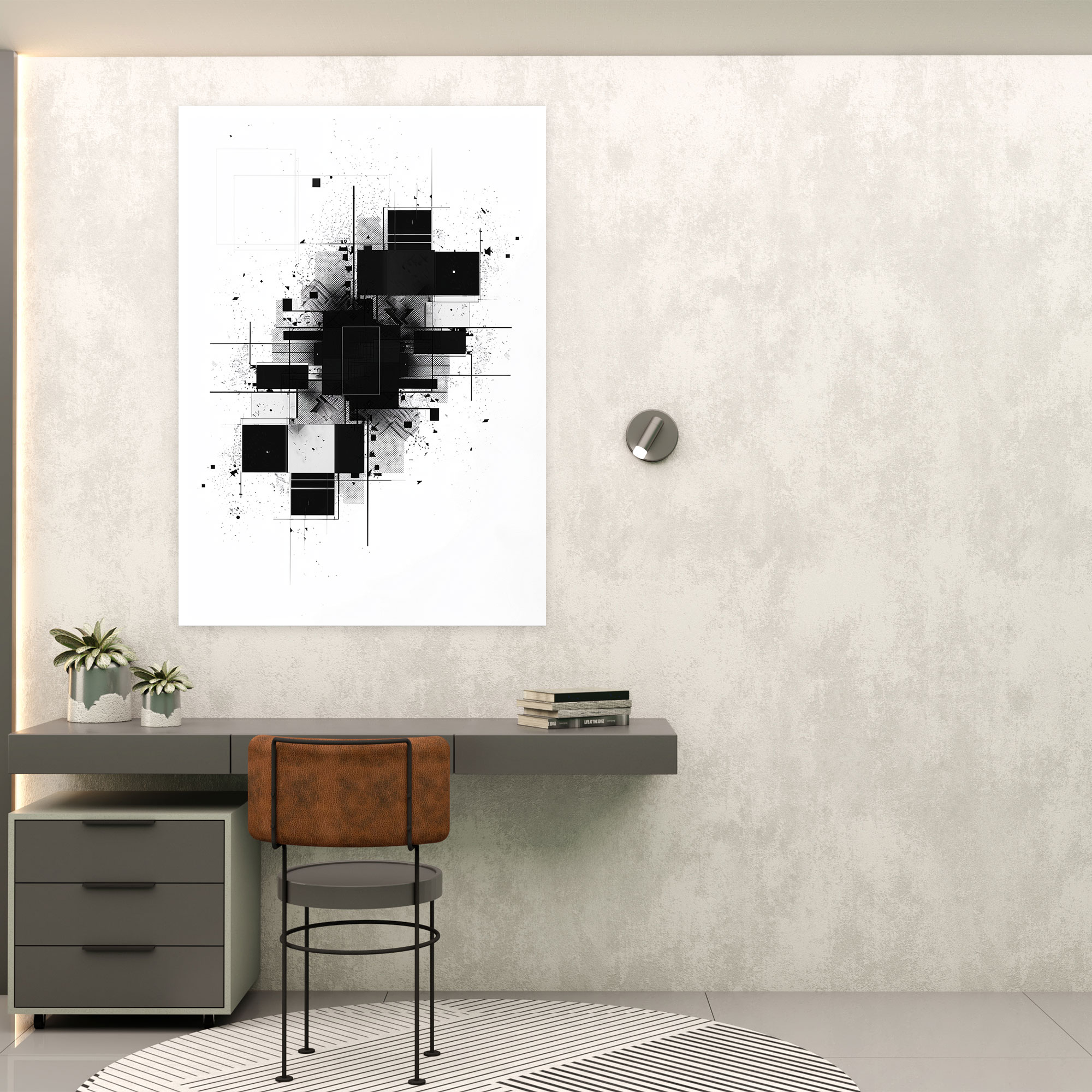Suprematism Wall Art - Suprematism, Canvas Print, Black And White Art, Suprematism