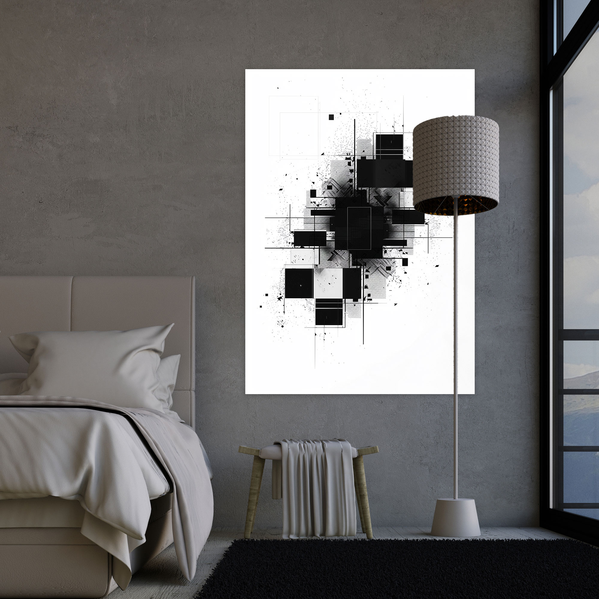 Suprematism Wall Art - Suprematism, Canvas Print, Black And White Art, Suprematism