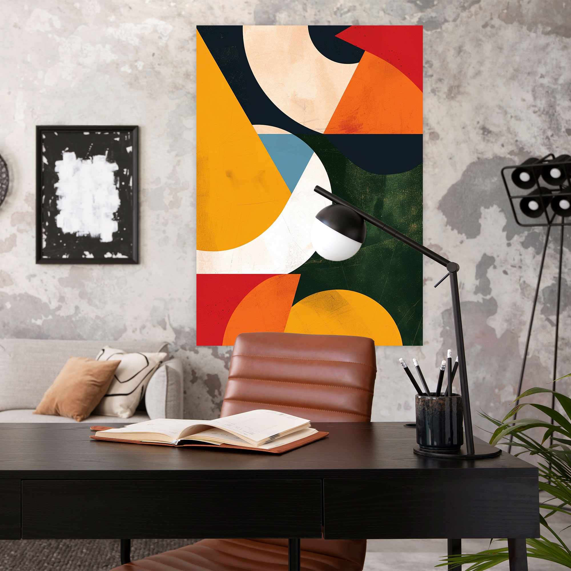 Colorful Constructivism Suprematism Canvas Print - Suprematism, Suprematism, Abstract Art, Canvas Print
