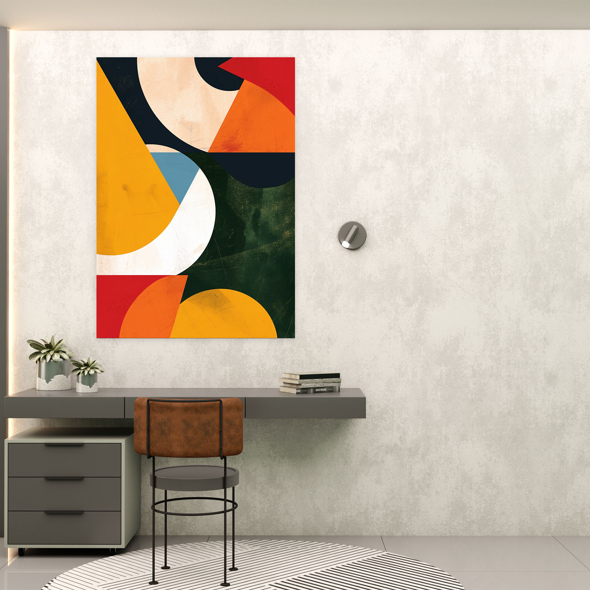 Colorful Constructivism Suprematism Canvas Print - Suprematism, Suprematism, Abstract Art, Canvas Print