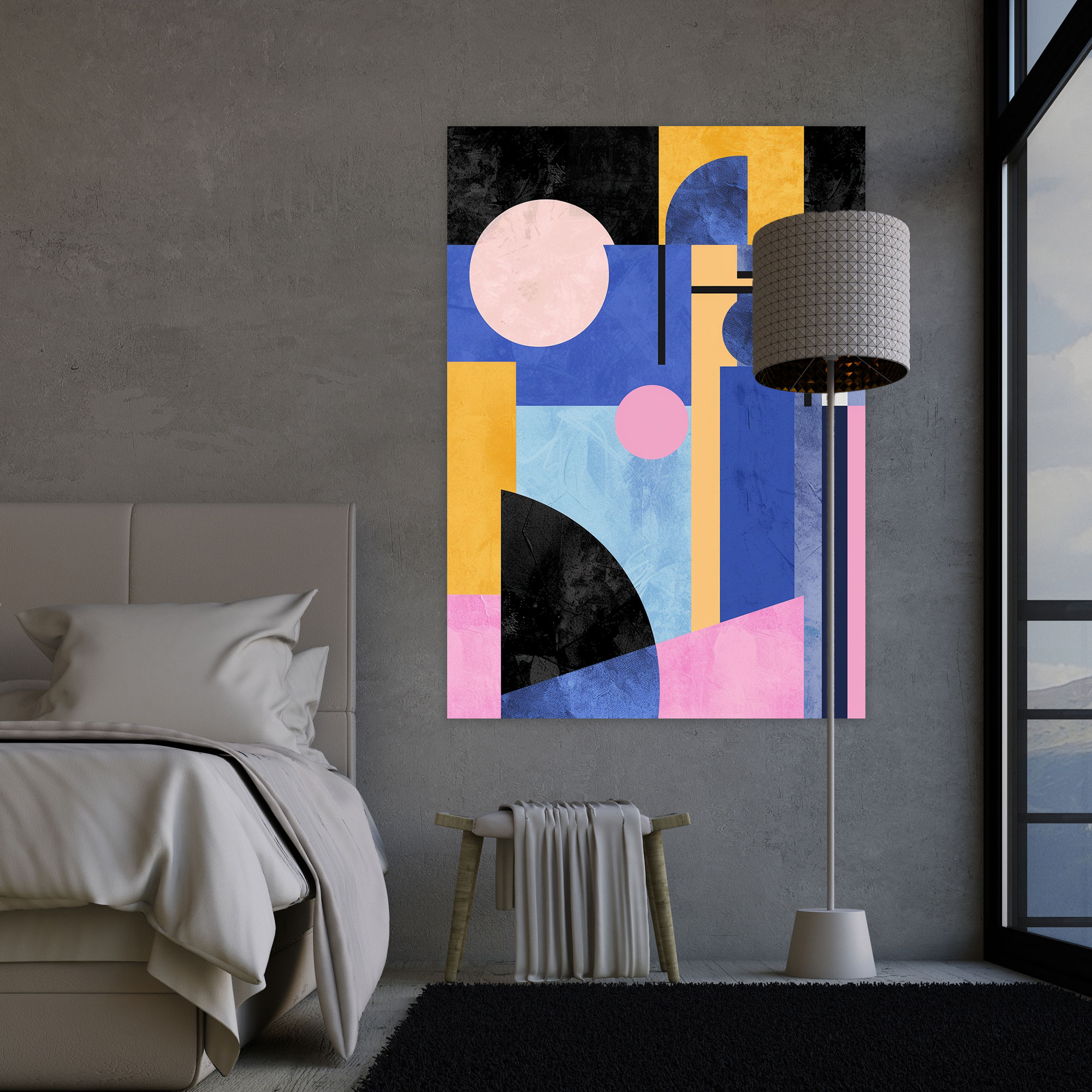 Suprematist Abstract Canvas Print - Suprematism, Home Decoration, Wall Art, Suprematism