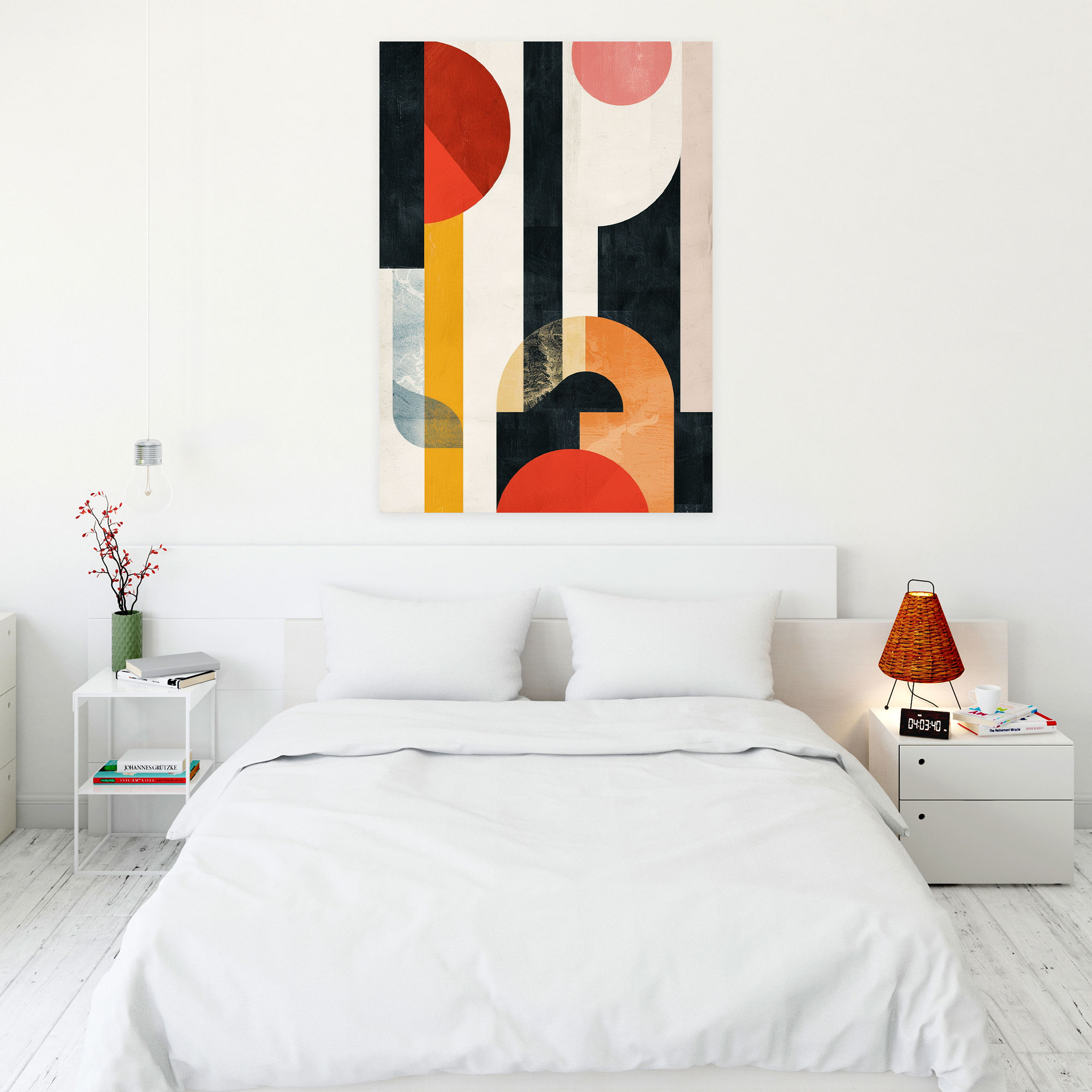 Suprematism Geometric Shapes Canvas Print - Suprematism, Canvas, Canvas Wall Art, Canvas Print