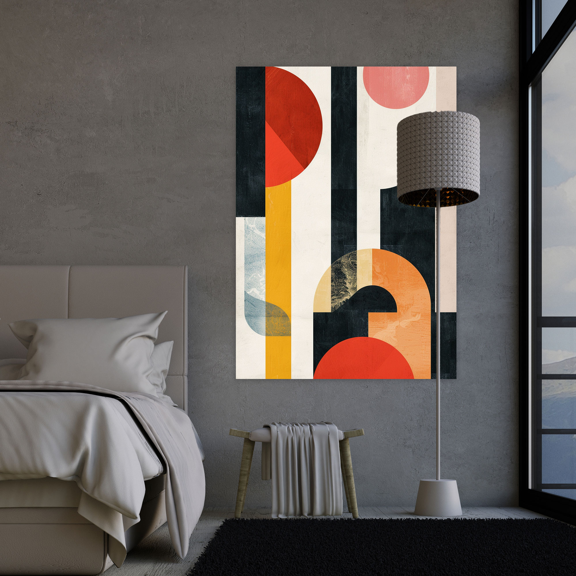 Suprematism Geometric Shapes Canvas Print - Suprematism, Canvas, Canvas Wall Art, Canvas Print