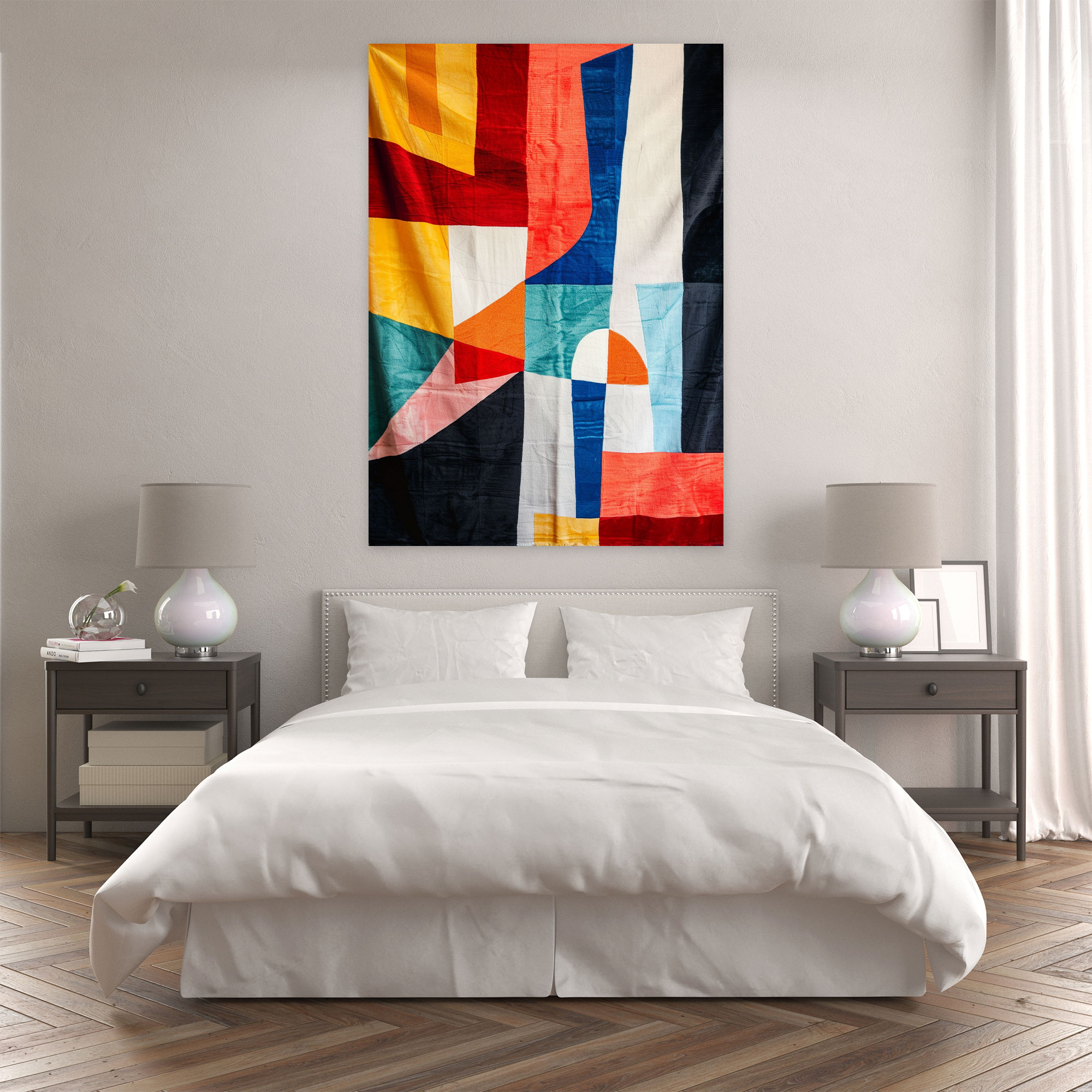 Colorful Suprematism Wall Decoration - Suprematism, Colorful Art, Home Decoration, Abstract Art