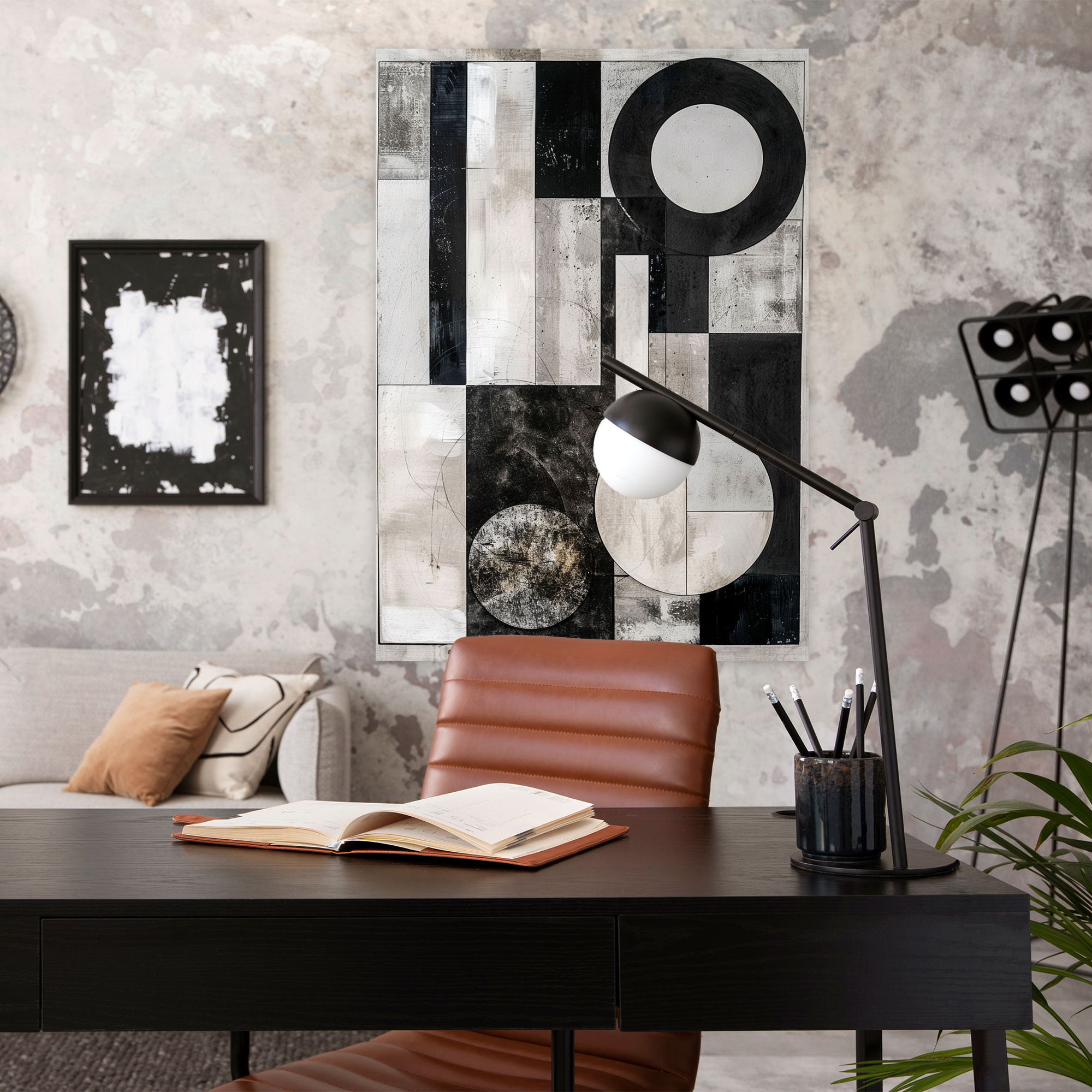 Monochromatic Suprematism Wall Art - Suprematism, Wall Decoration, Wall Art, Abstract Shapes