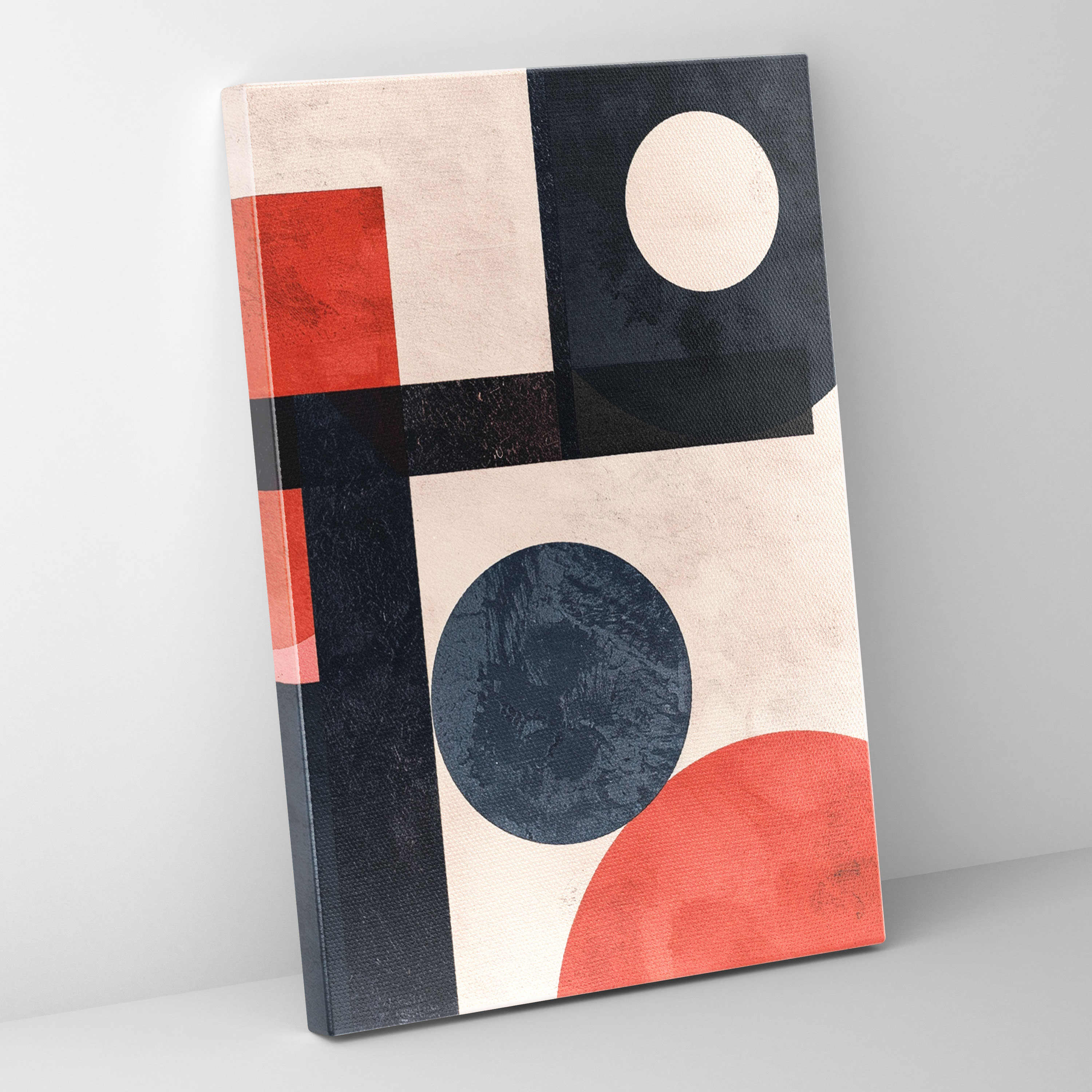Monochromatic Geometric Patterns Suprematism Wall Art - Suprematism, Canvas Print, Suprematism, Wall Art