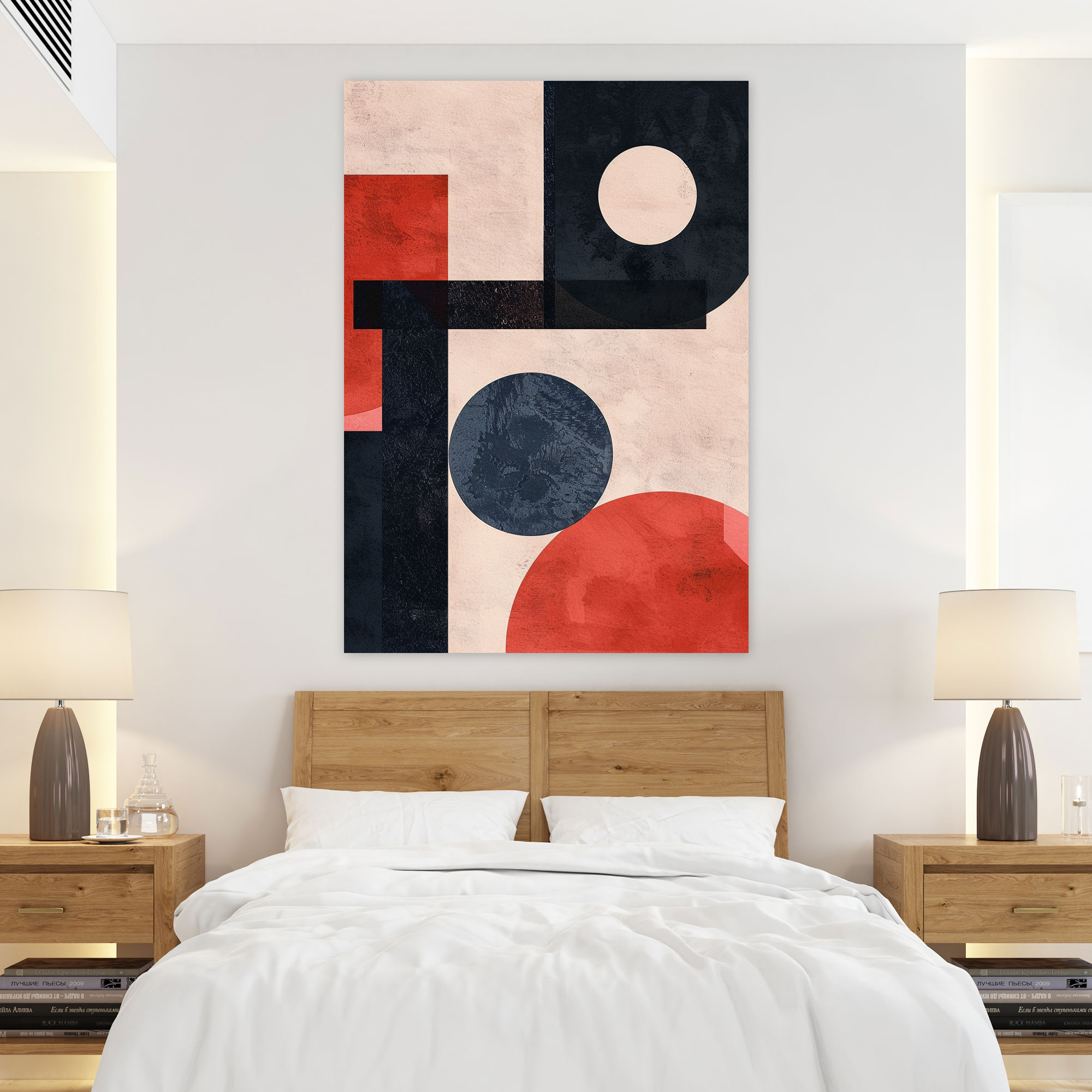 Monochromatic Geometric Patterns Suprematism Wall Art - Suprematism, Canvas Print, Suprematism, Wall Art