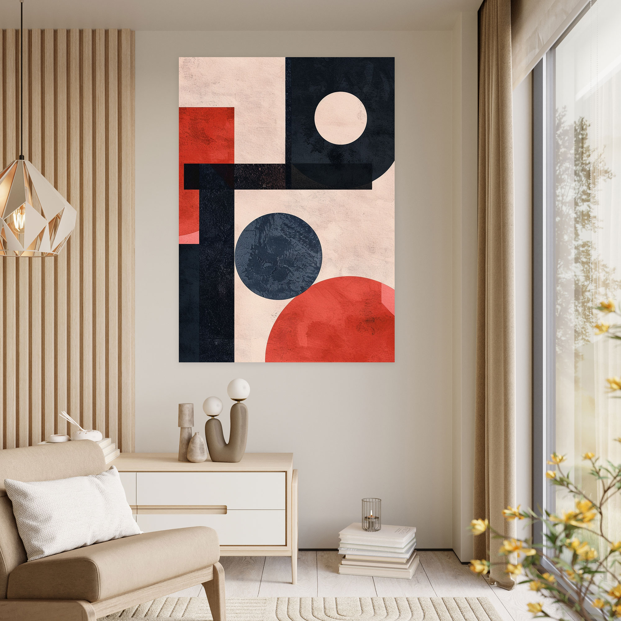 Monochromatic Geometric Patterns Suprematism Wall Art - Suprematism, Canvas Print, Suprematism, Wall Art