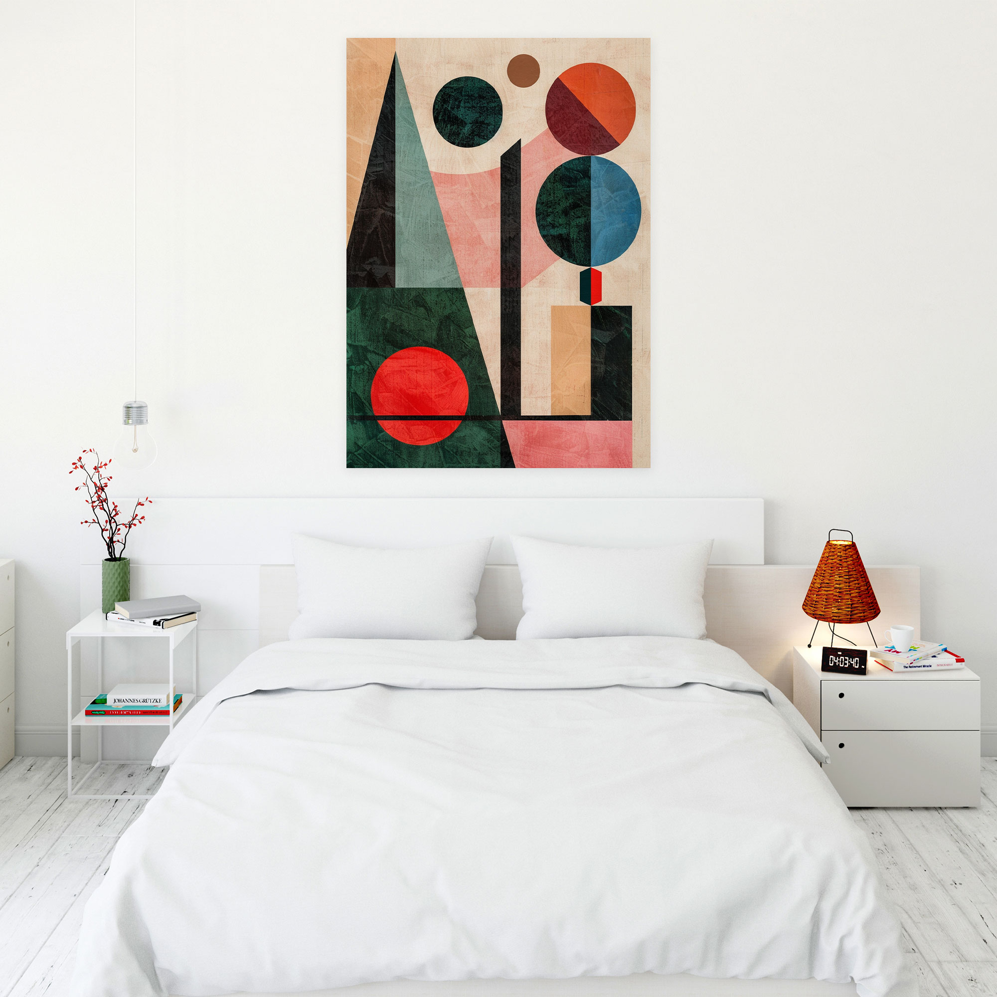 Suprematism Geometric Abstract Canvas Print - Suprematism, Home Decoration, Wall Art, Suprematism