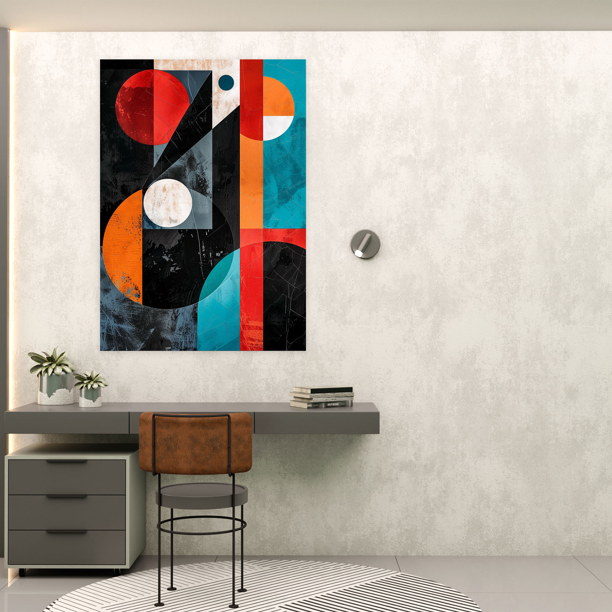 Suprematism Bold Shapes Canvas Print - Suprematism, Bold Shapes, Canvas Print, Textures