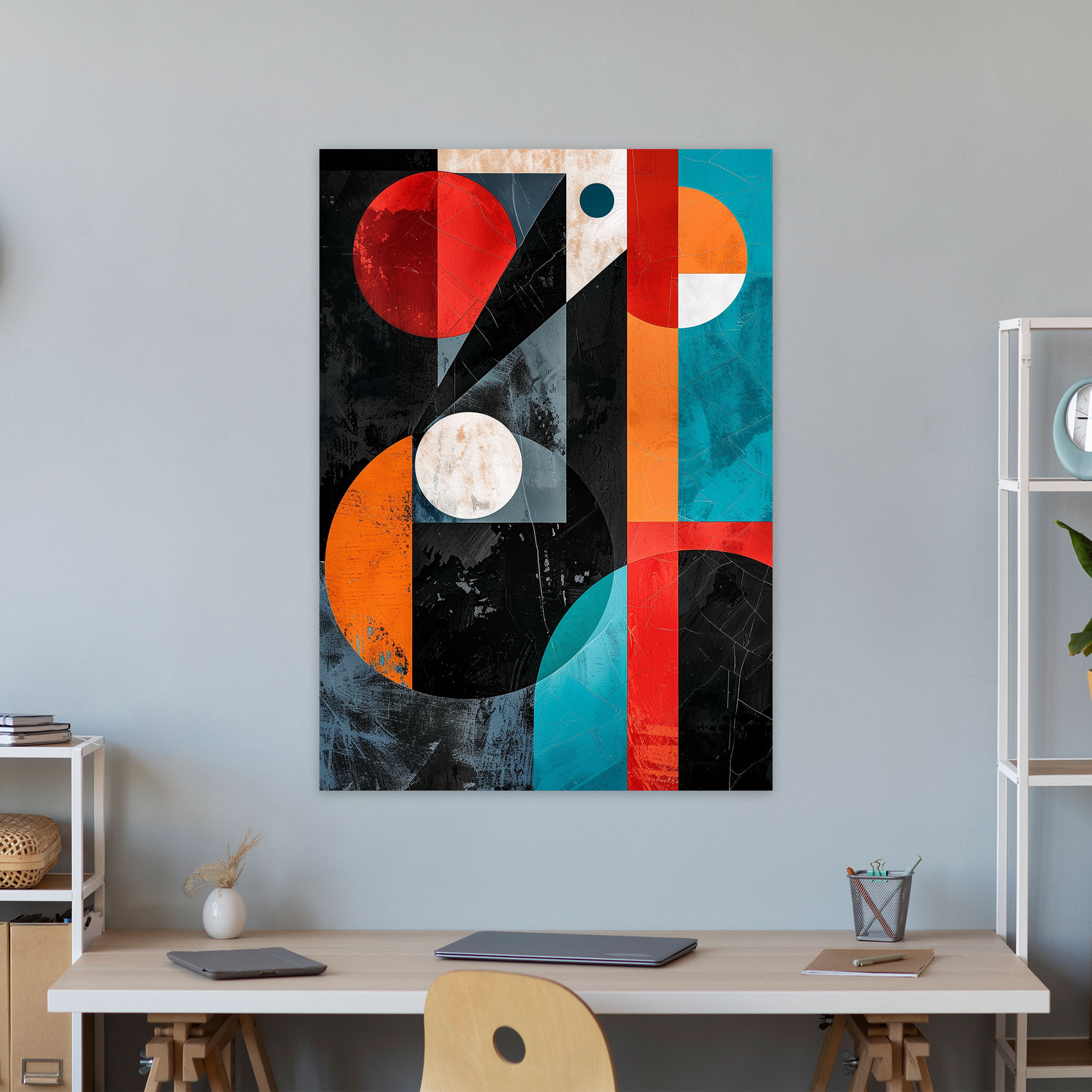 Suprematism Bold Shapes Canvas Print - Suprematism, Bold Shapes, Canvas Print, Textures
