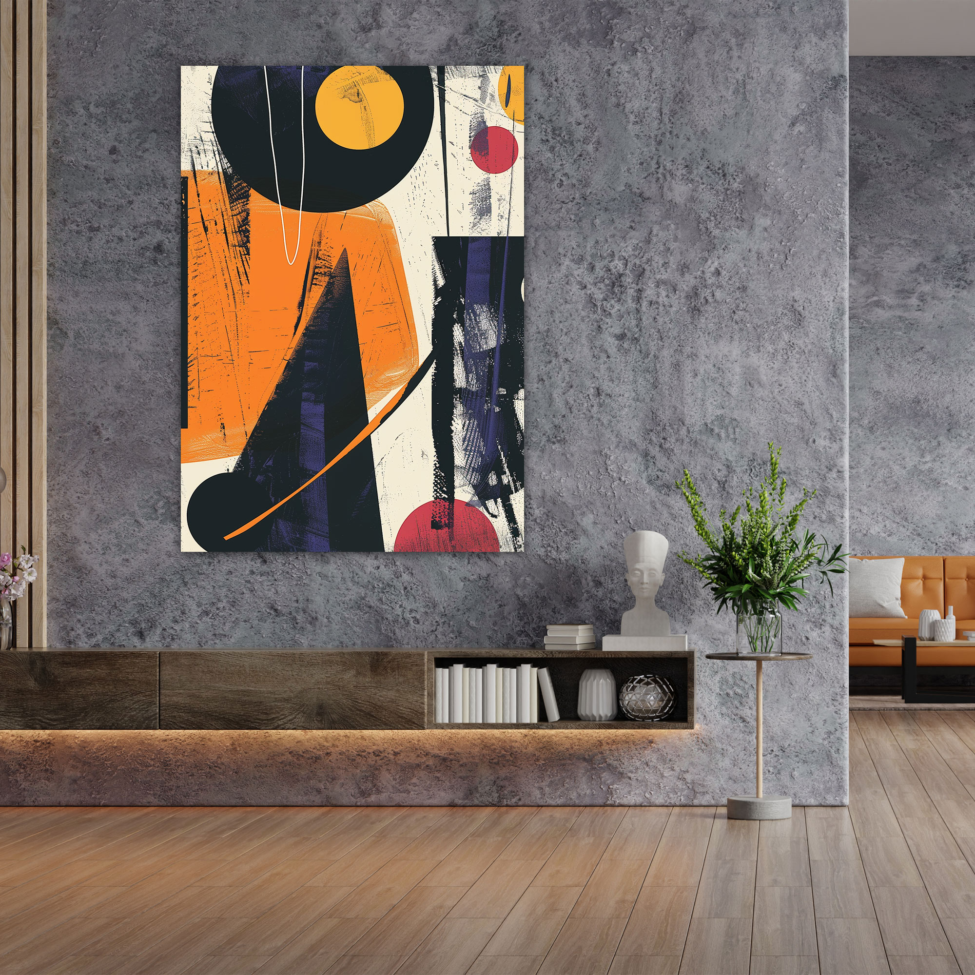 Suprematism Bold Colors Wall Art - Suprematism, Lines, Wall Art, Bold Colors