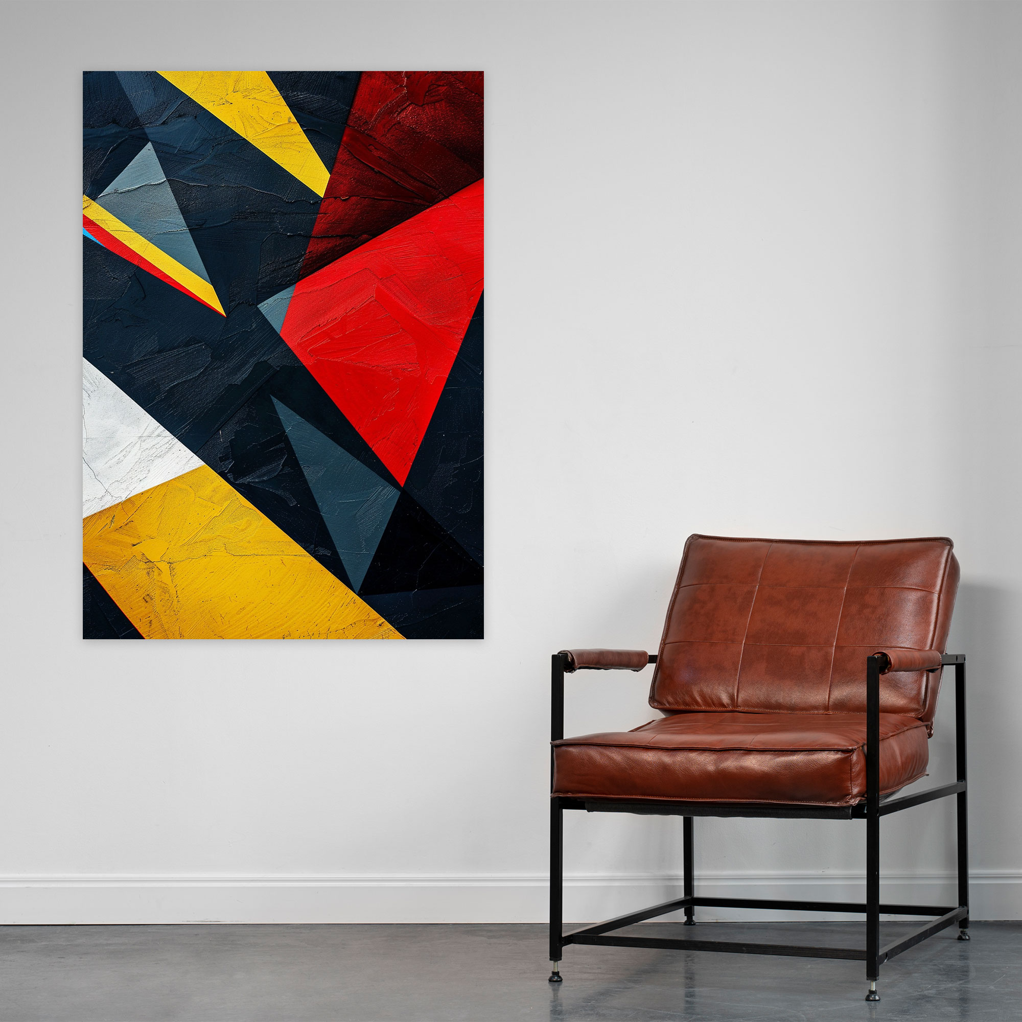 Suprematism Primary Colors Wall Art - Suprematism, Canvas Print, Modern Art, Suprematism